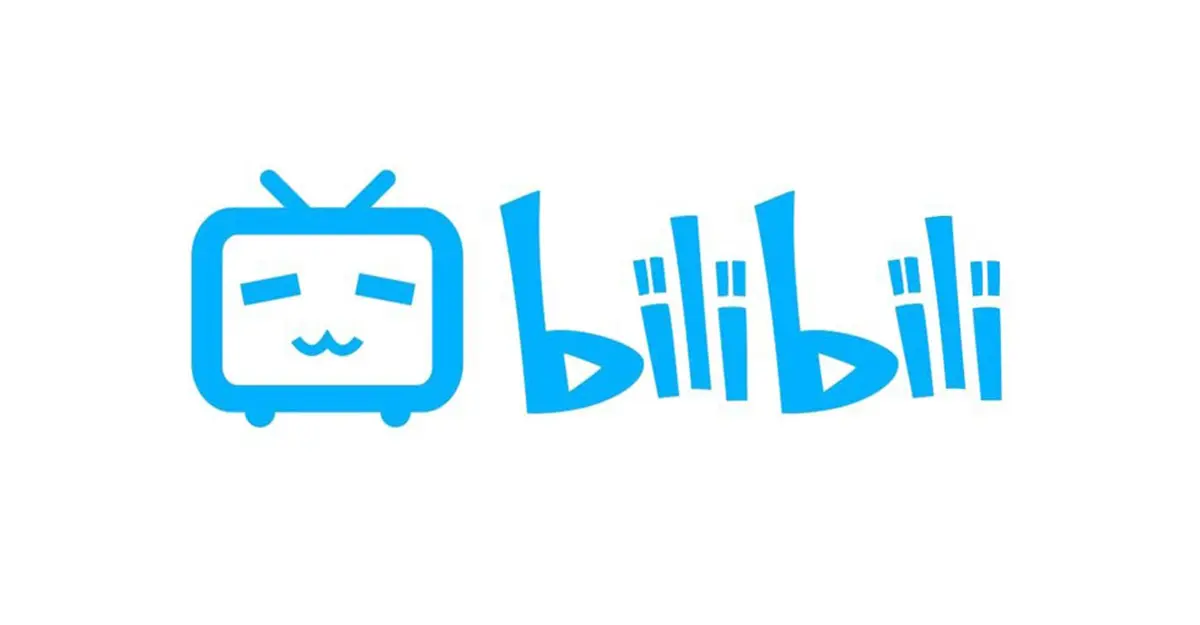 The blue bilibili logo on a white background, representing the streaming platform’s global app relaunch.