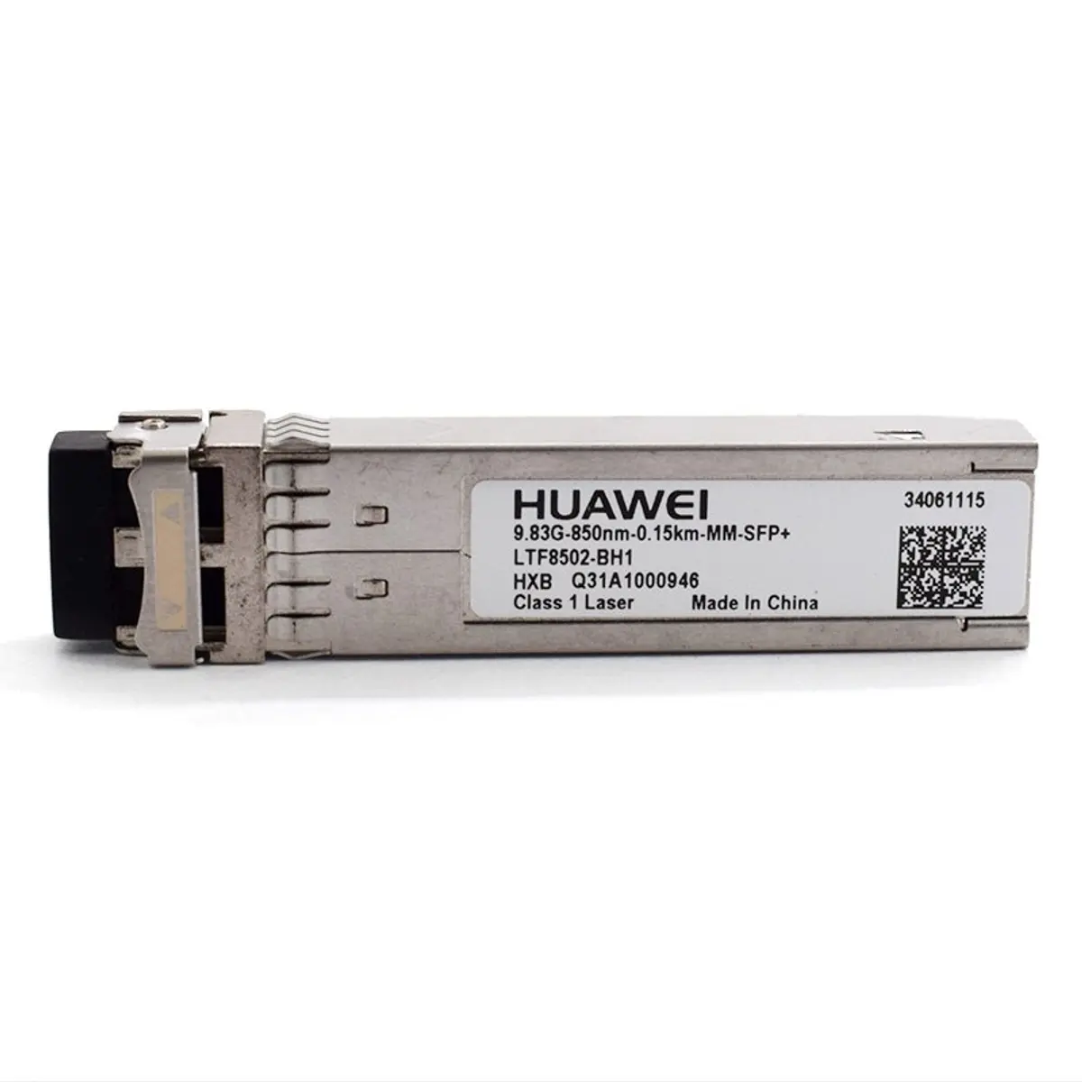 Huawei-branded optical networking transceiver module shown against a white background.