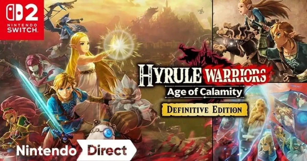 Hyrule Warriors: Age of Calamity gets a Definitive Edition for Switch 2 official artwork