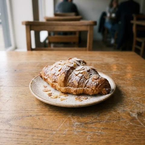 Almond croissant