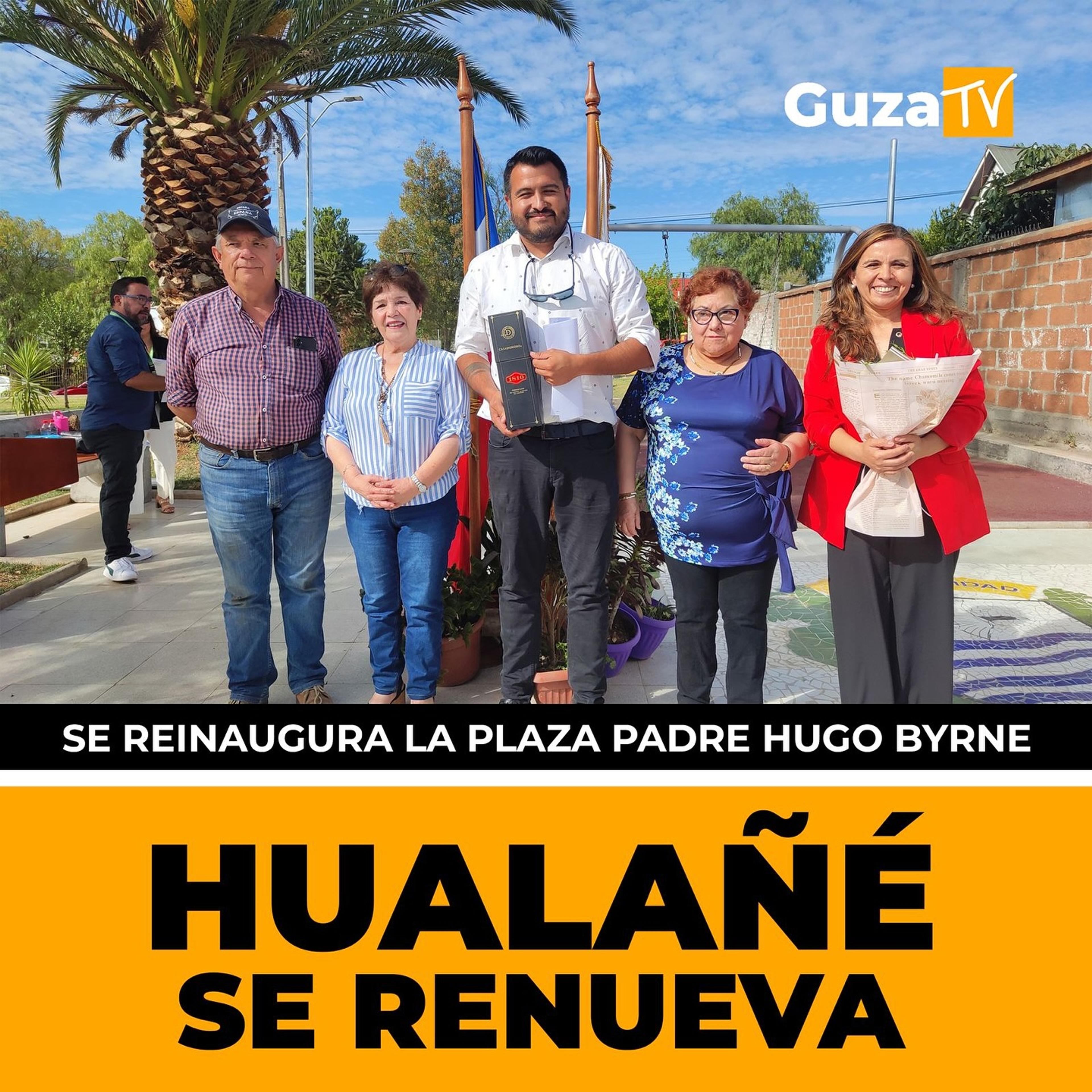 Foto 7 de 8: Ayer se inauguró el mejoramiento de la Plaza Padre Hugo Byrne, un proyecto que reafirma el compromiso…