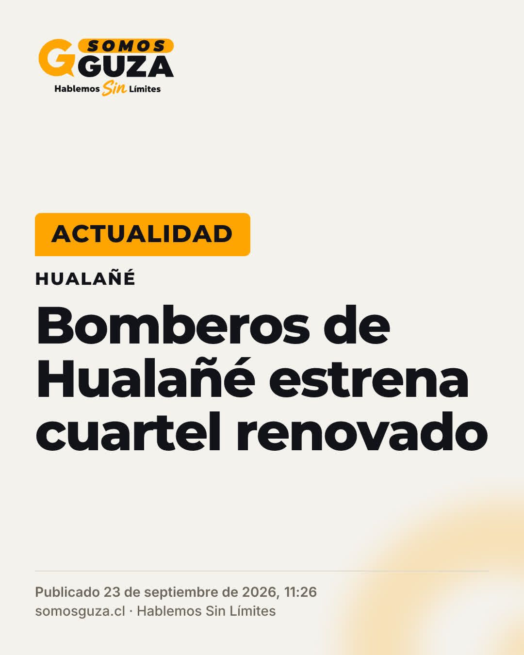 Bomberos de Hualañé estrena cuartel renovado tras inversión de $127 millones