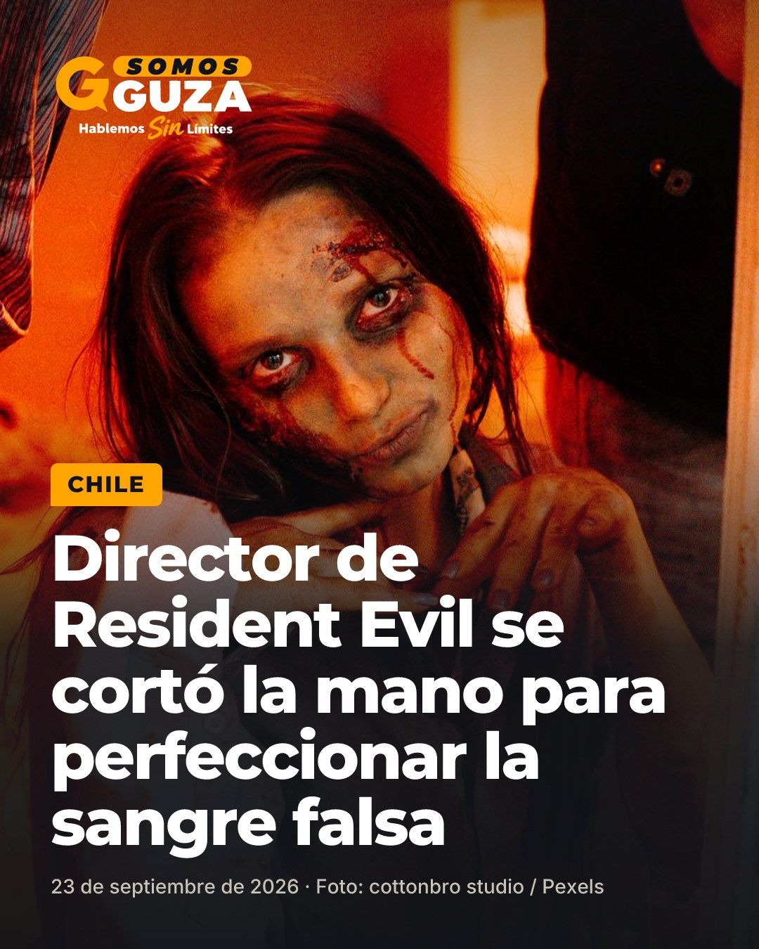 Foto 1 de 2: Director de Resident Evil se cortó la mano para perfeccionar la sangre falsa