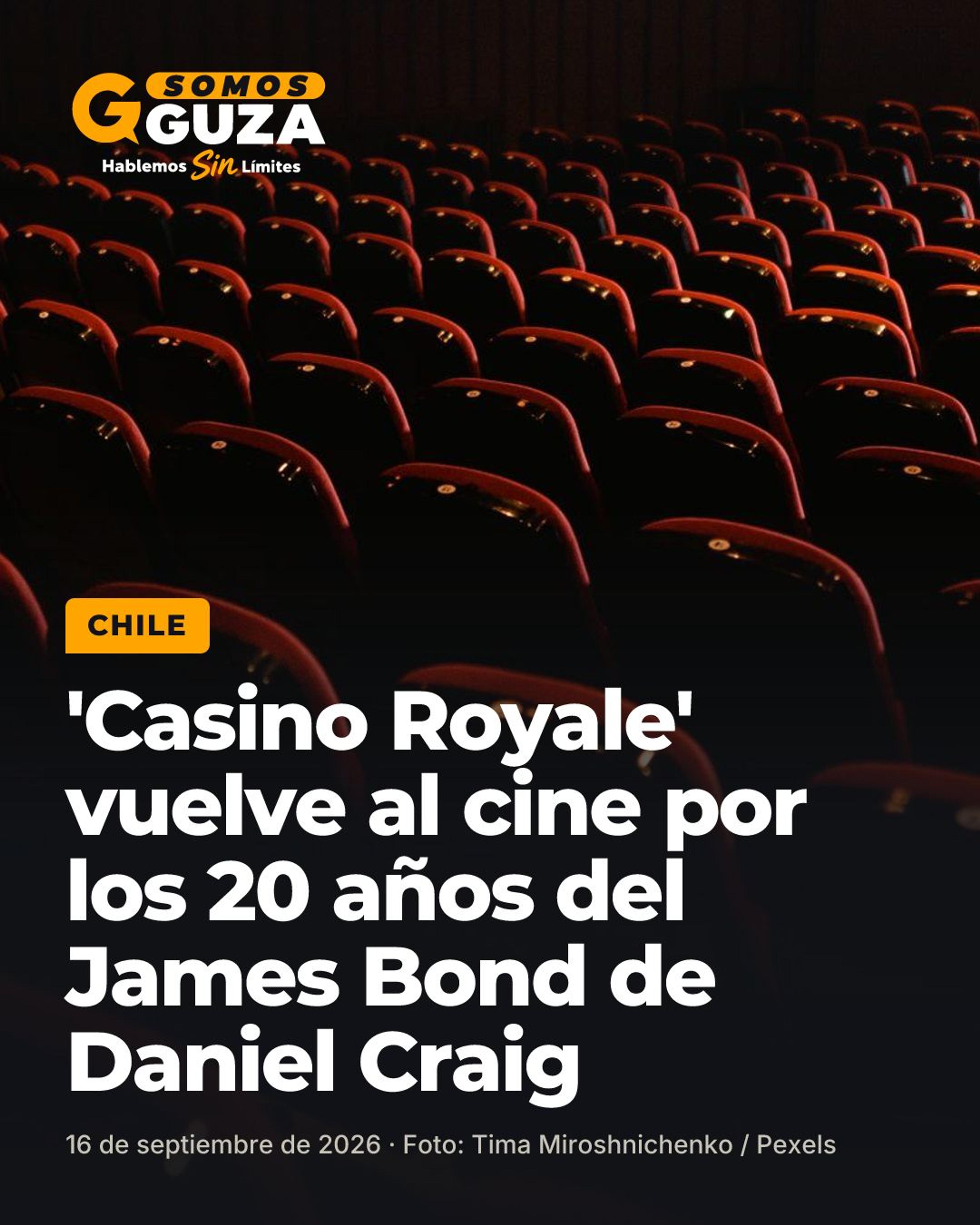 Foto 1 de 2: 'Casino Royale' vuelve al cine por los 20 años del James Bond de Daniel Craig