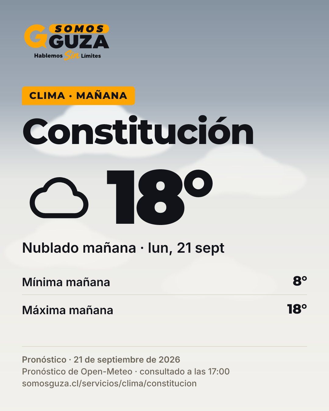 Foto 1 de 5: El clima de mañana en la costa del Maule