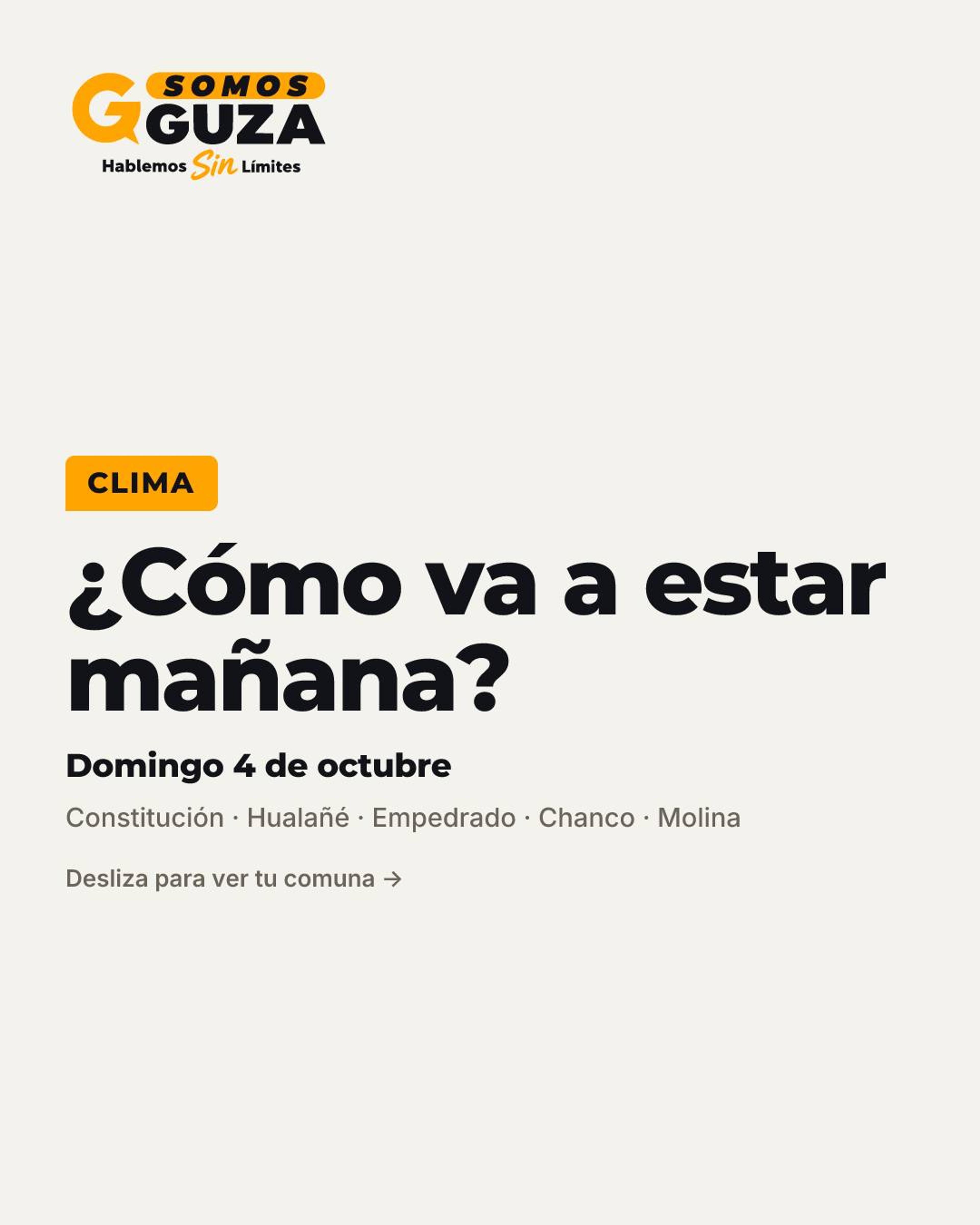 Foto 1 de 7: El clima de mañana en la costa del Maule