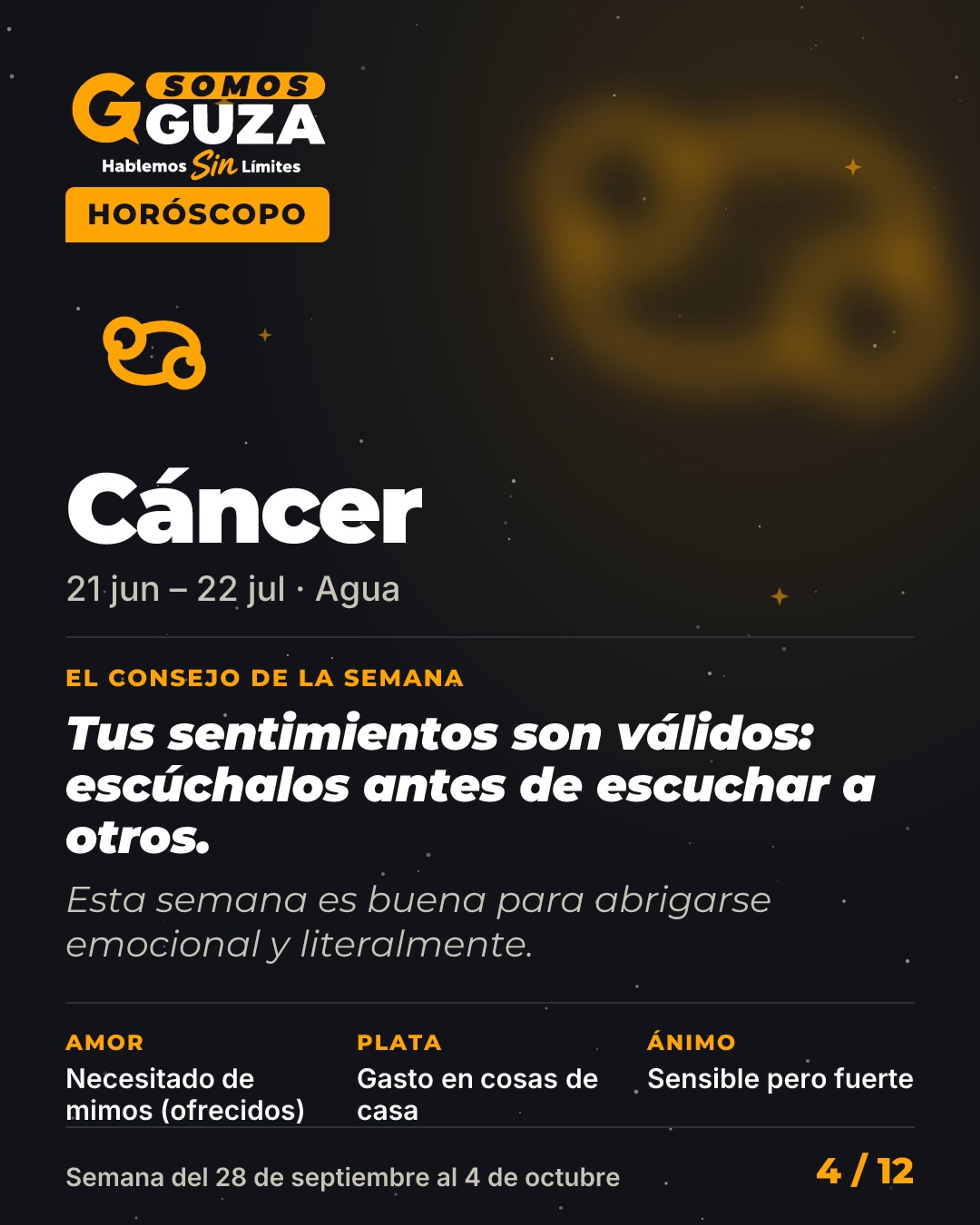 Foto 5 de 14: Horóscopo de la semana (semana del 28 de septiembre al 4 de octubre)