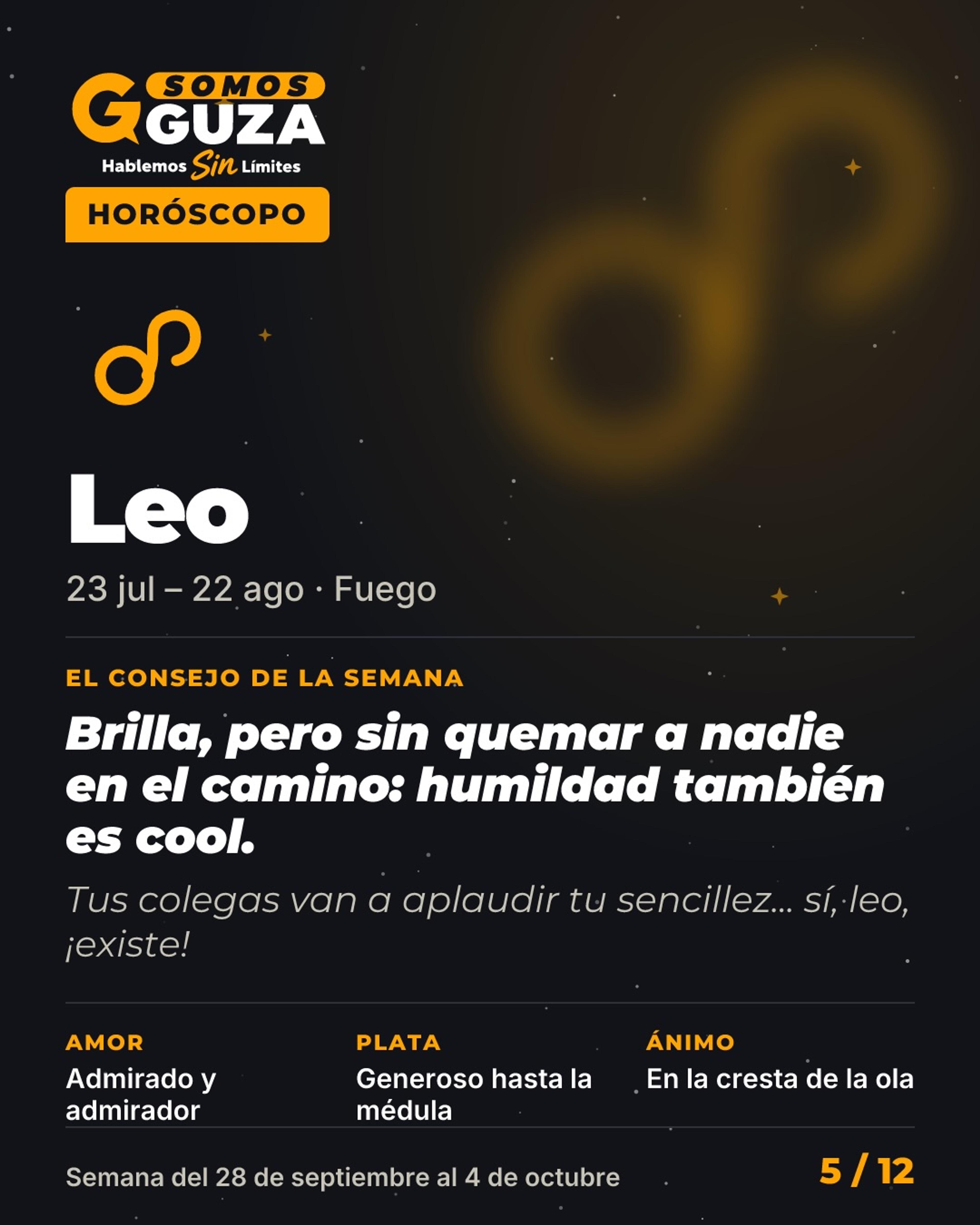 Foto 6 de 14: Horóscopo de la semana (semana del 28 de septiembre al 4 de octubre)