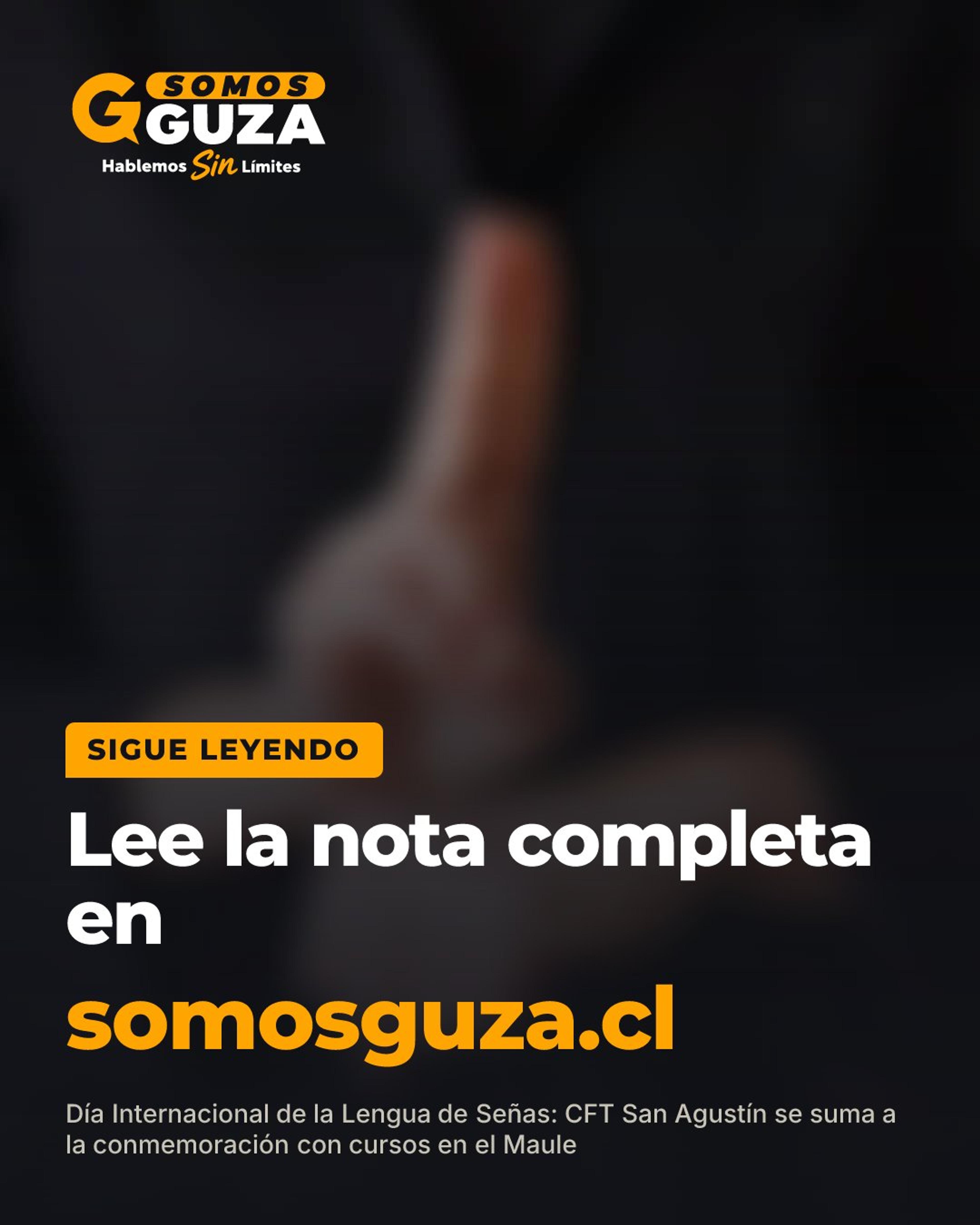Foto 2 de 2: Día Internacional de la Lengua de Señas: CFT San Agustín se suma a la conmemoración con cursos en el Maule