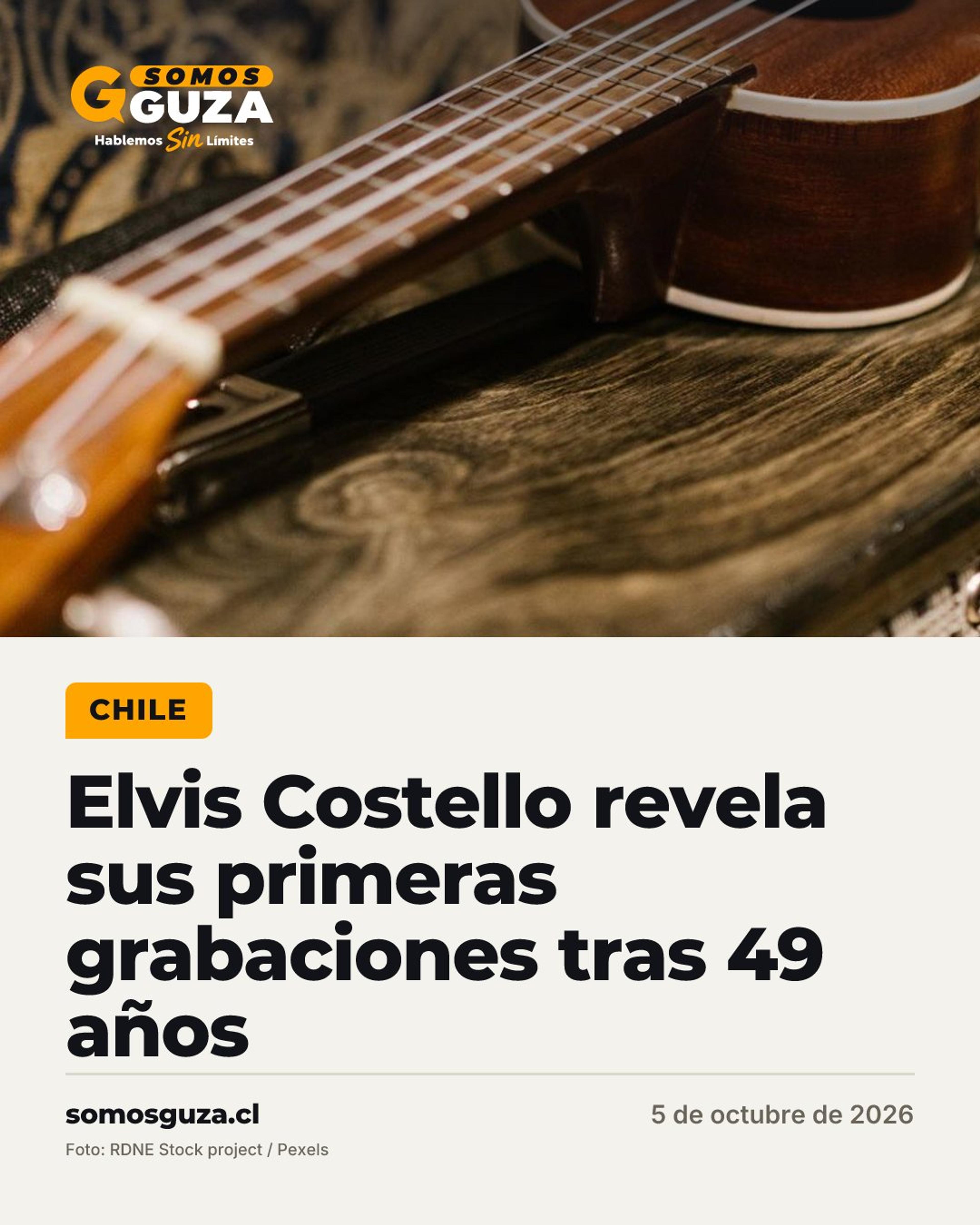 Elvis Costello revela sus primeras grabaciones tras 49 años