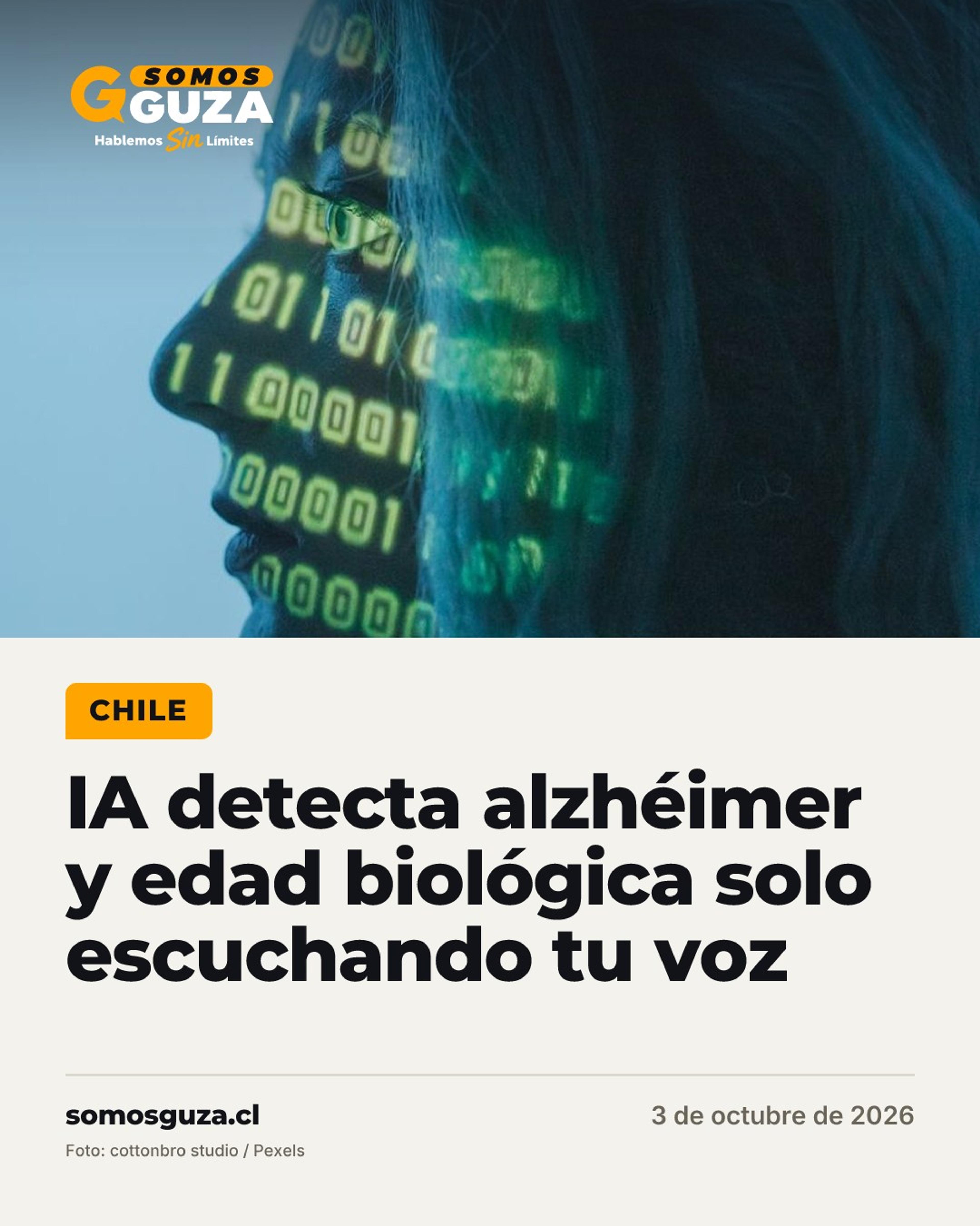 IA detecta alzhéimer y edad biológica solo escuchando tu voz