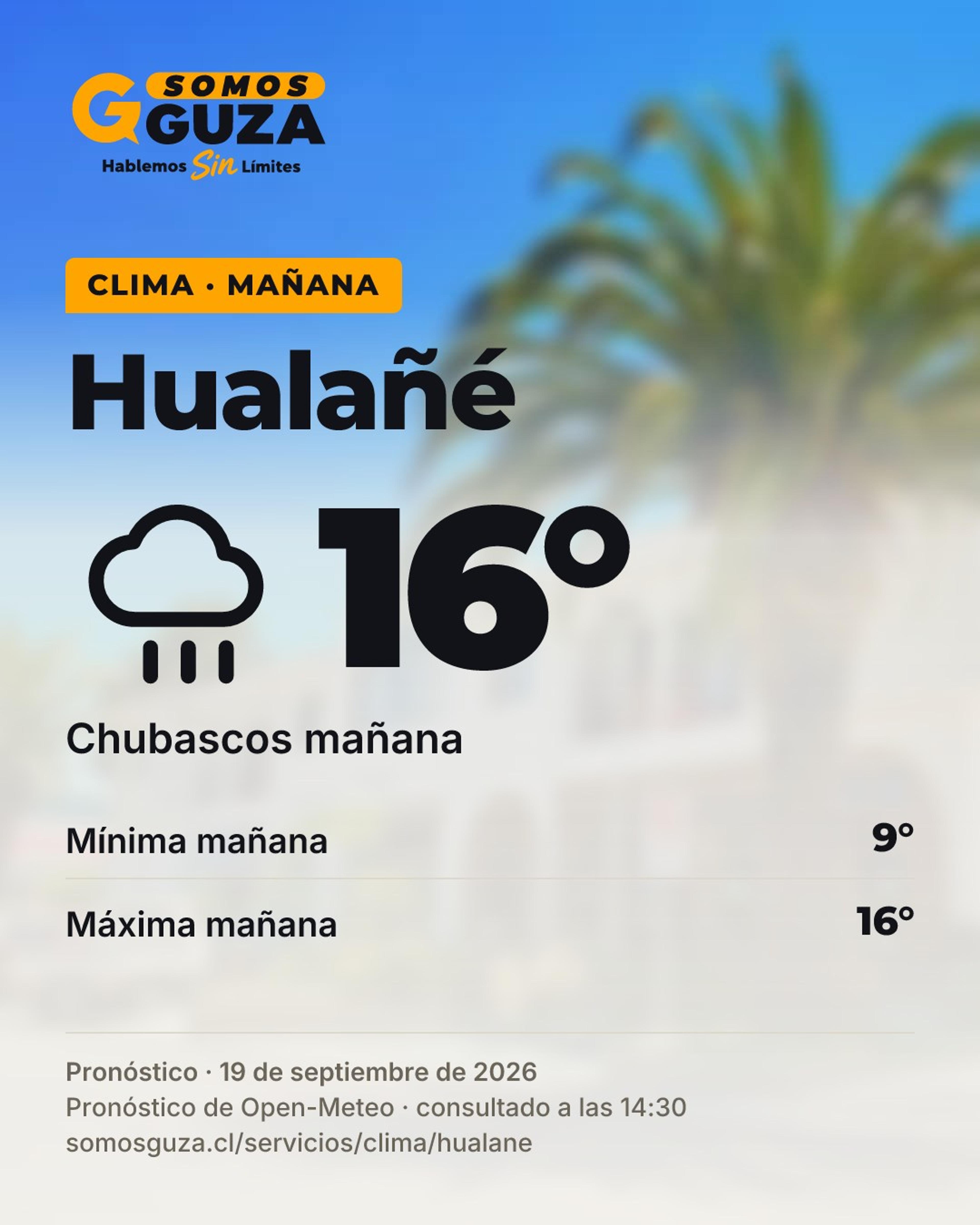 Foto 2 de 5: El clima de mañana en la costa del Maule