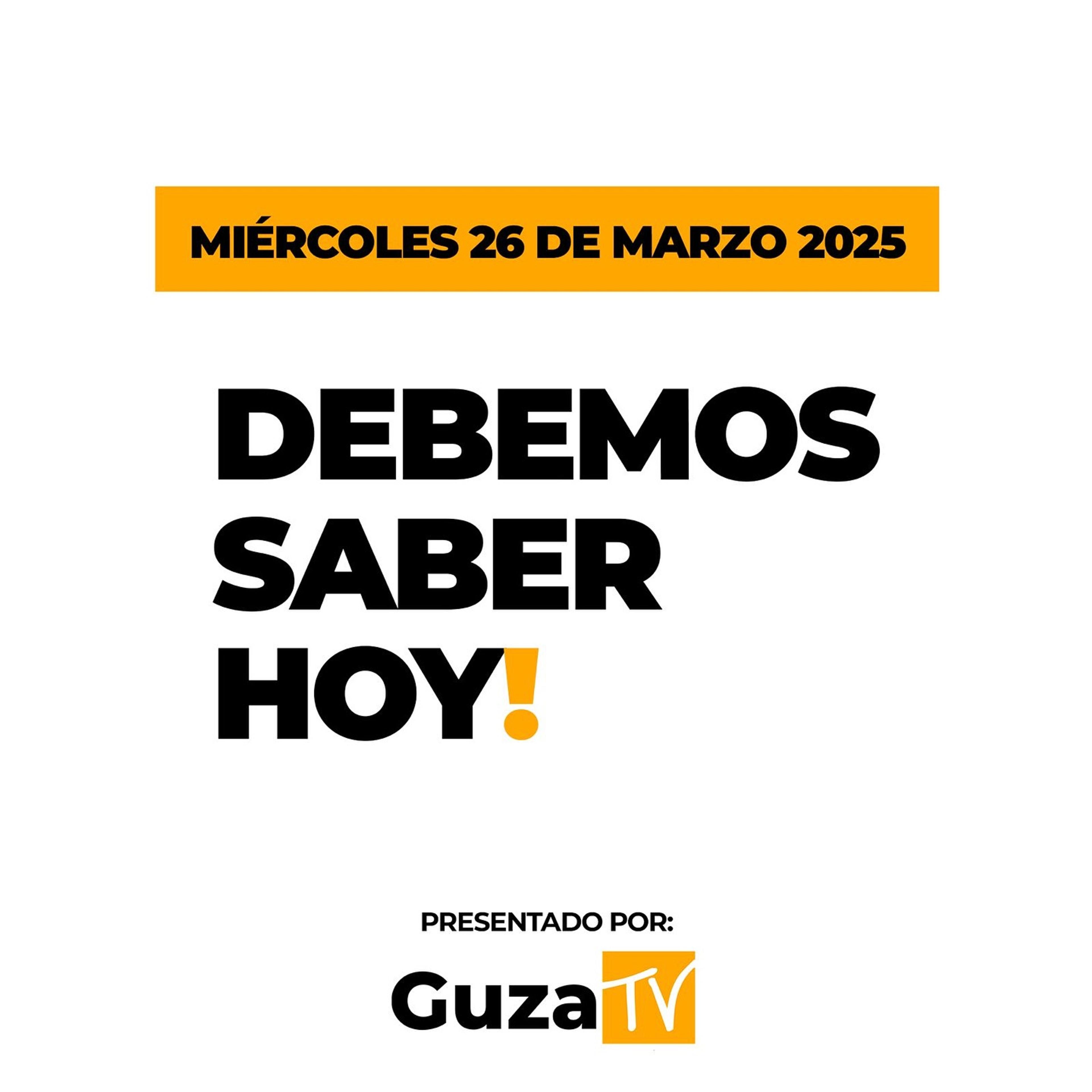 Foto 1 de 5: Lo que debes saber hoy