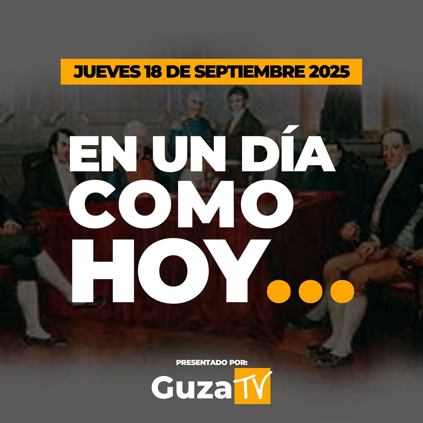 Foto 1 de 3: Un día como hoy, 18 de septiembre de 1810, se dio un paso fundamental en la historia de Chile con la…