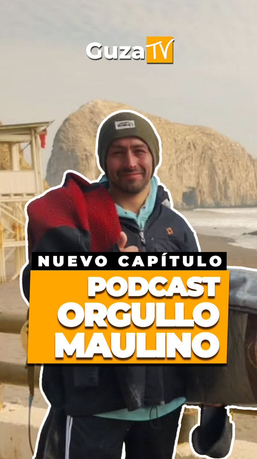 Portada del video: En esta edición, tenemos el honor de conversar con Nicolás Medina, destacado parasurfista maulino y tercer…