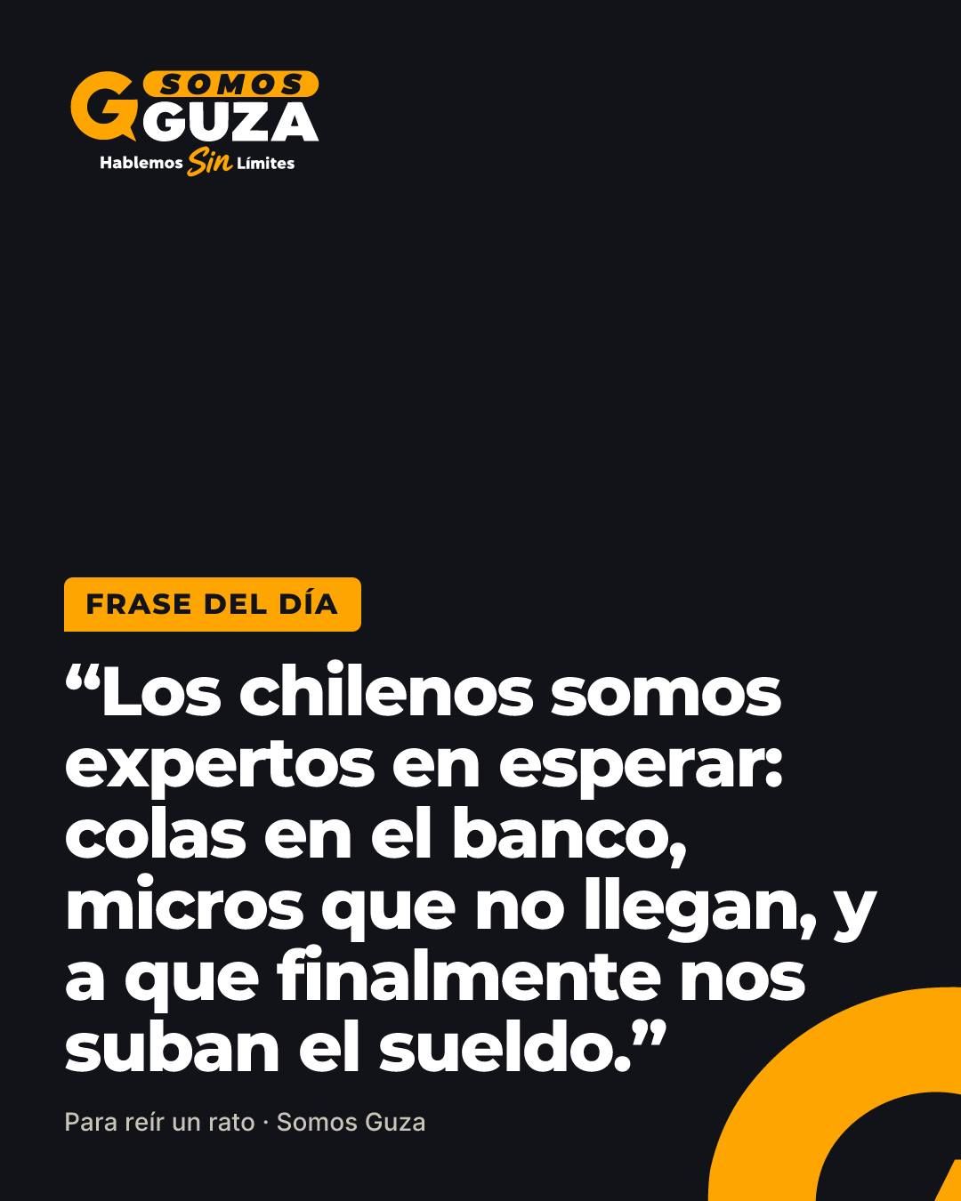 Los chilenos somos expertos en esperar: colas en el banco, micros que no llegan, y a que finalmente nos…