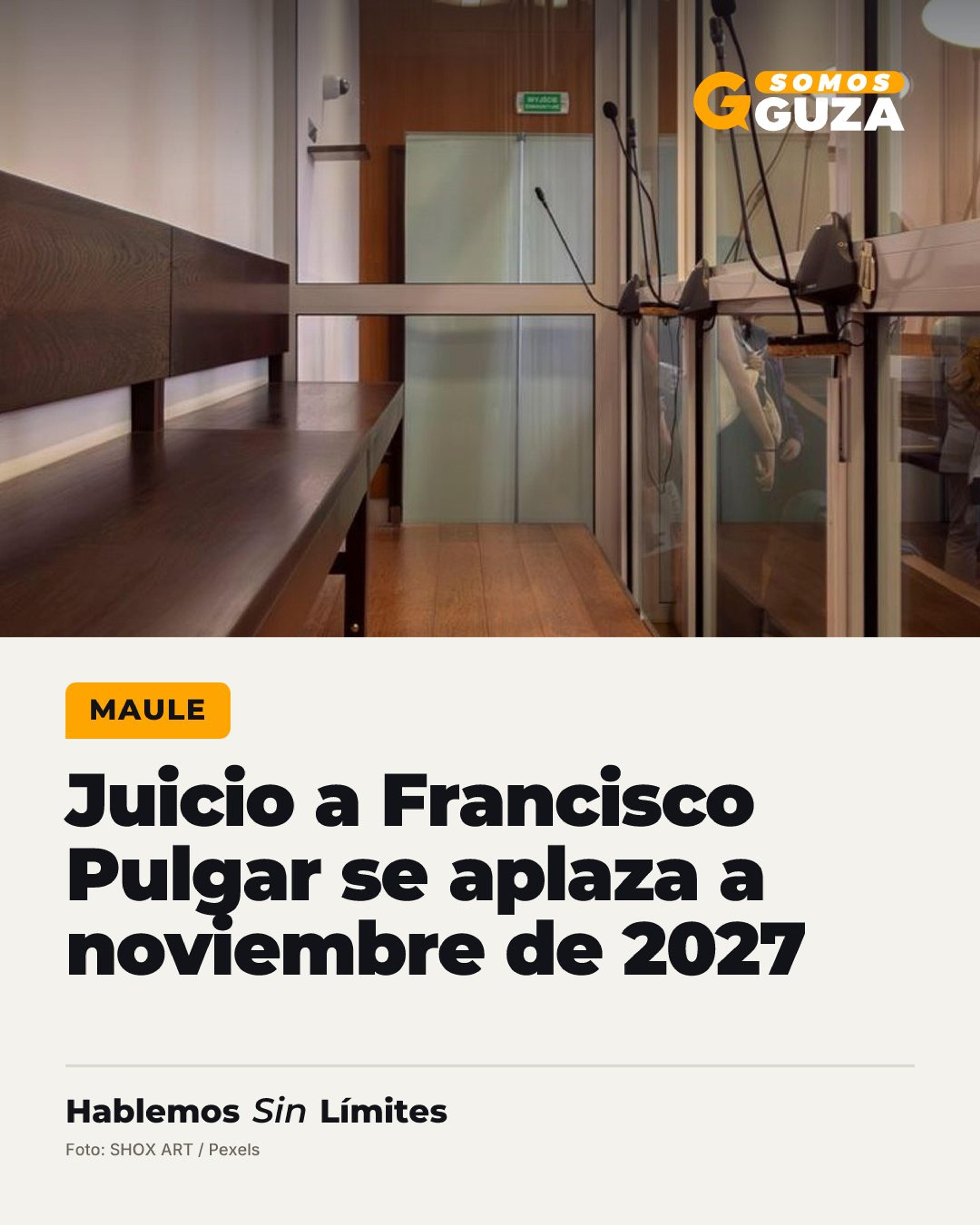 Juicio a Francisco Pulgar se aplaza a noviembre de 2027