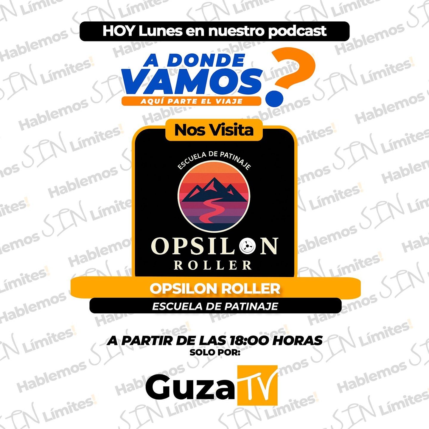 Hoy en “¿A dónde vamos?”, nuestro podcast diario, nos visita la Escuela de Patinaje Opsilon Roller
