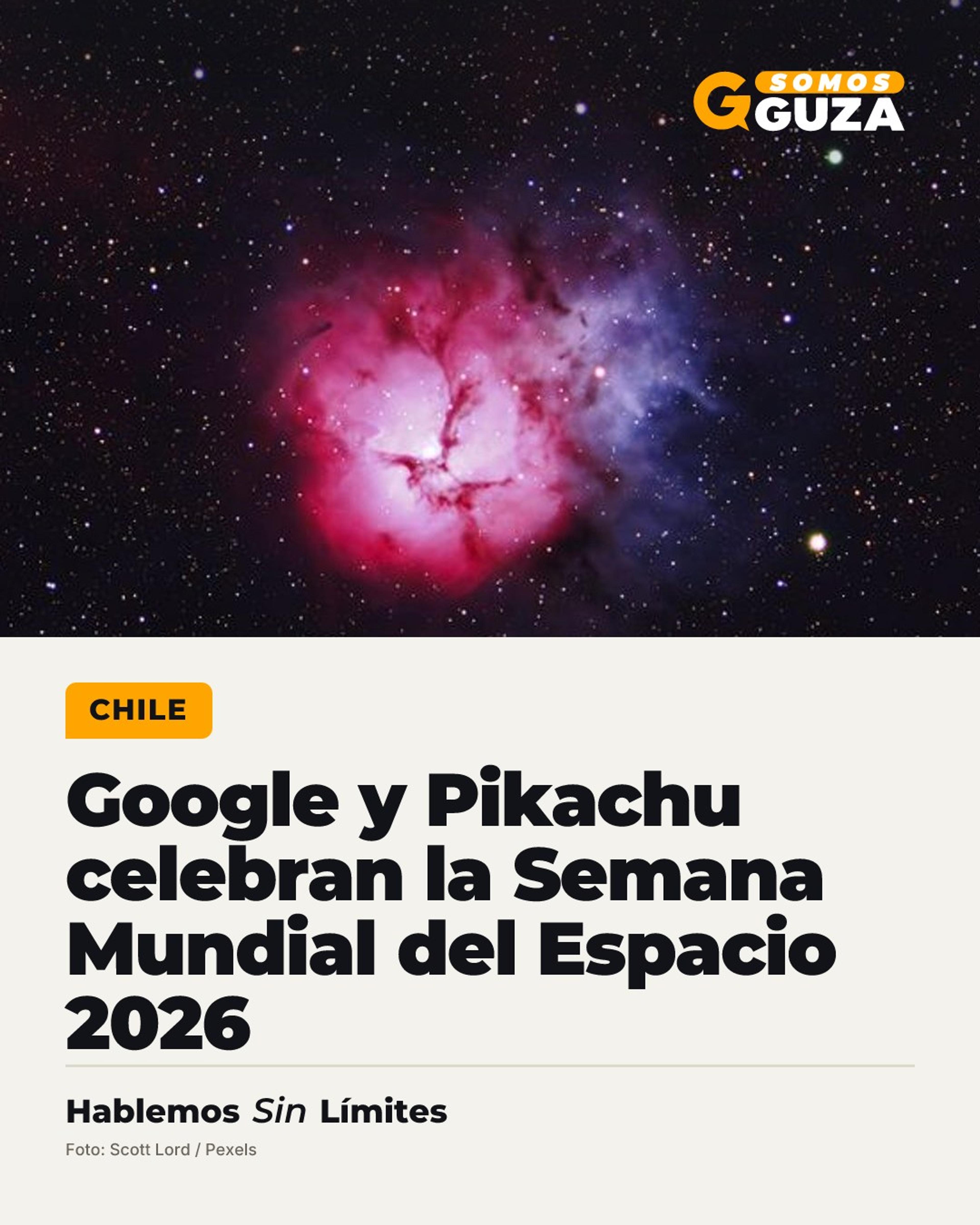 Google y Pikachu celebran la Semana Mundial del Espacio 2026