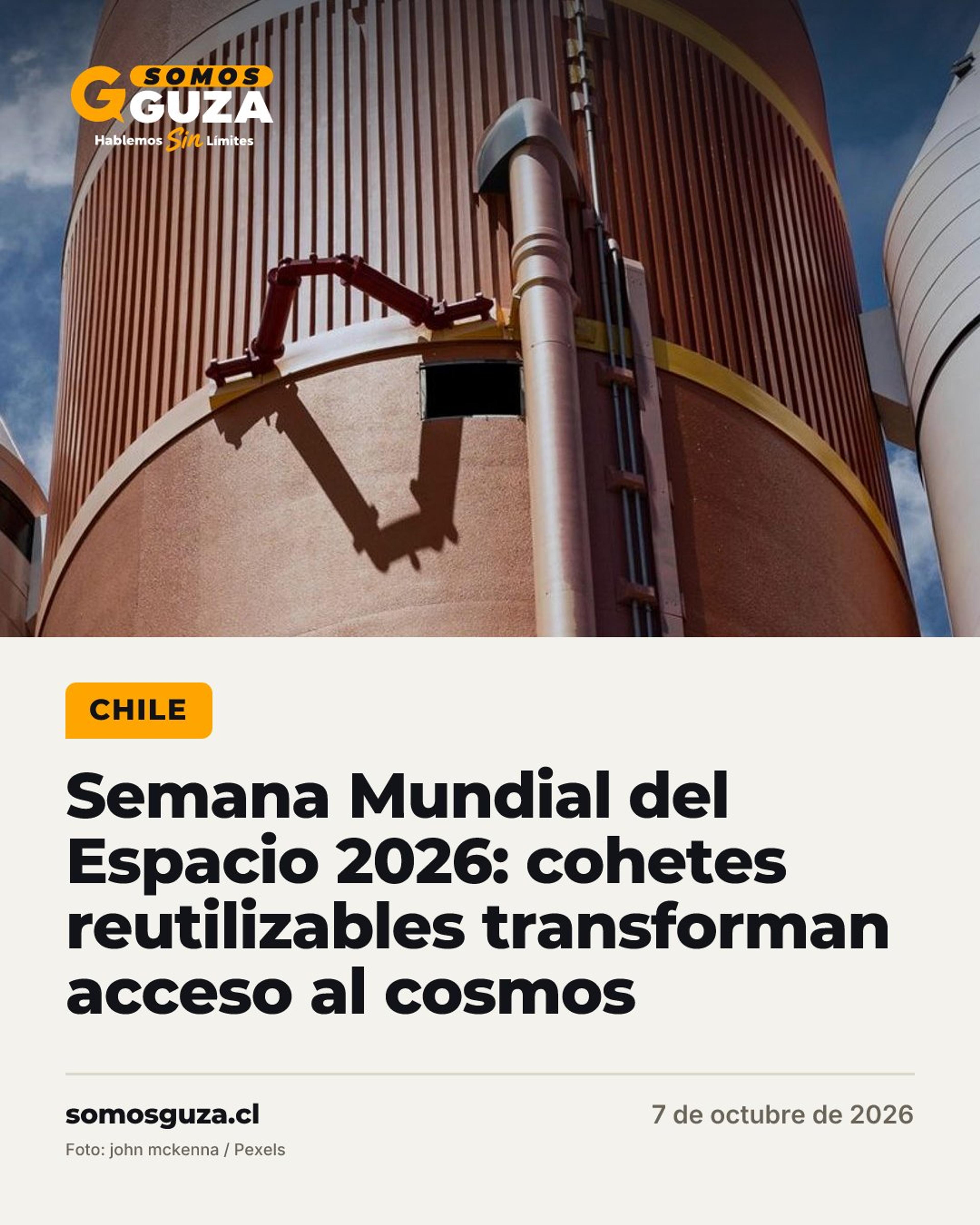 Semana Mundial del Espacio 2026: cohetes reutilizables transforman acceso al cosmos