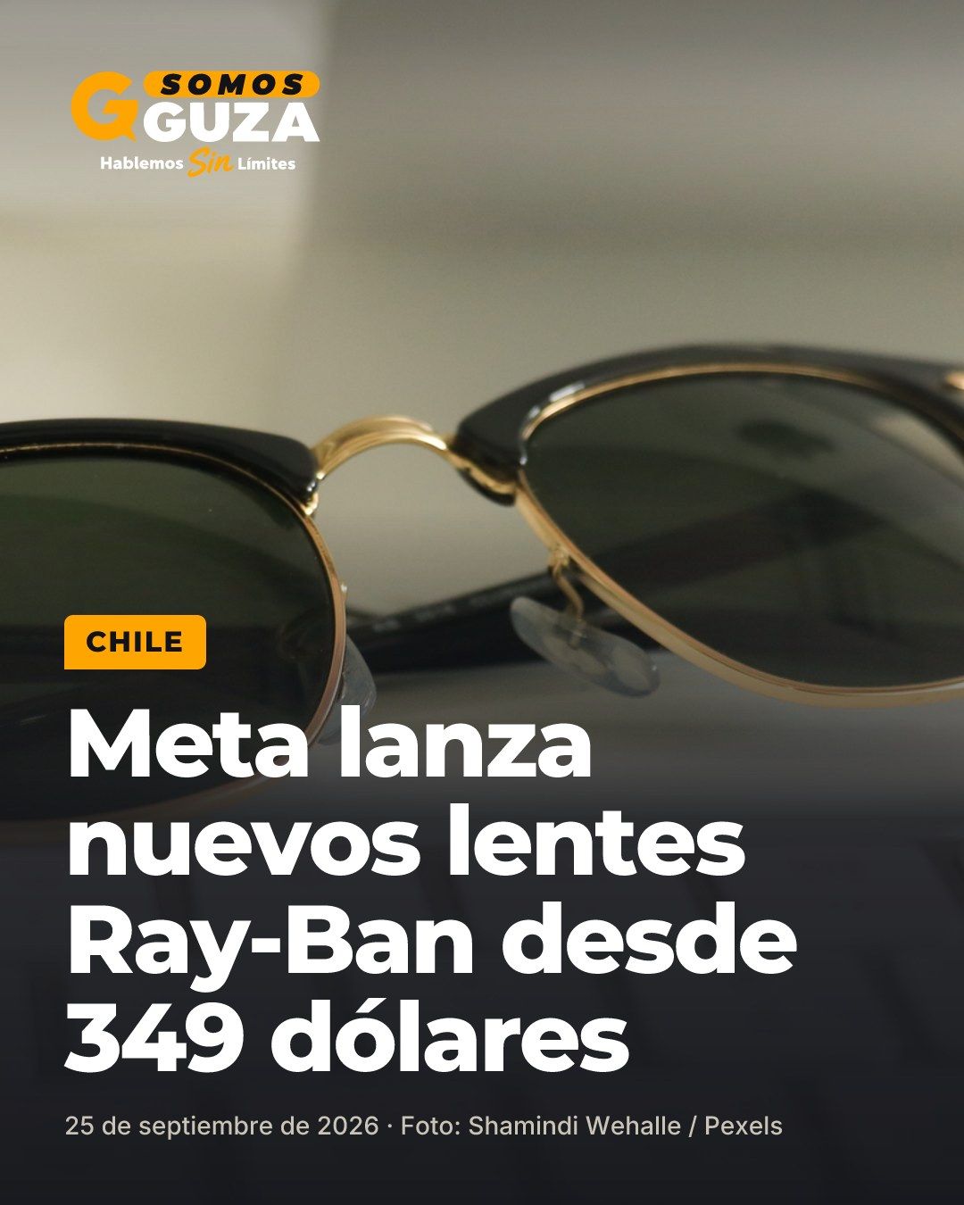 Foto 1 de 2: Meta lanza nuevos lentes Ray-Ban desde 349 dólares