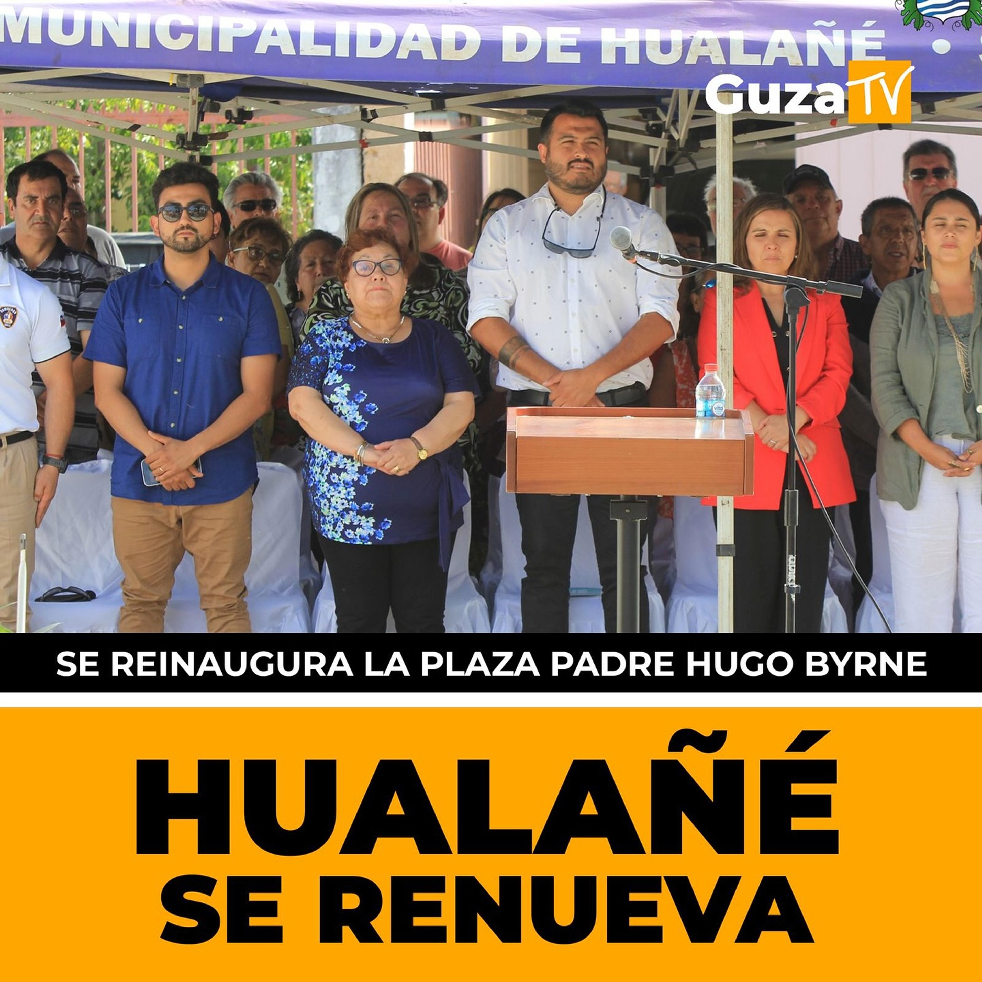 Foto 2 de 8: Ayer se inauguró el mejoramiento de la Plaza Padre Hugo Byrne, un proyecto que reafirma el compromiso…