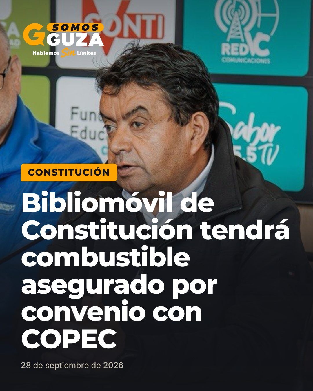 Foto 1 de 7: Bibliomóvil de Constitución tendrá combustible asegurado por convenio con COPEC