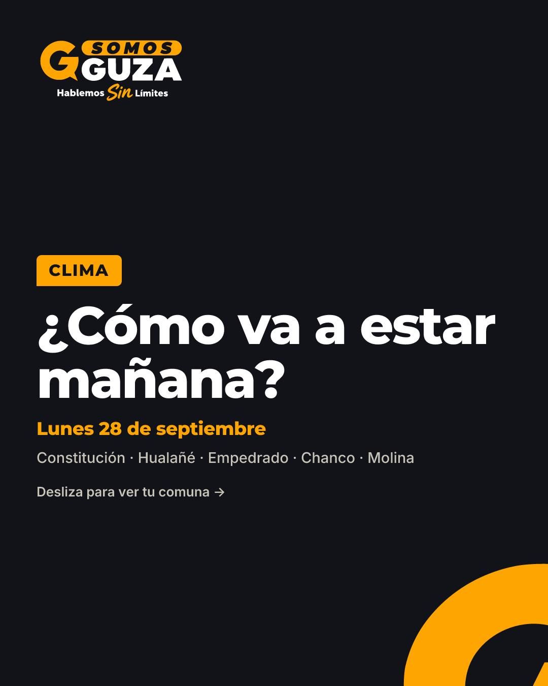Foto 1 de 7: El clima de mañana en la costa del Maule