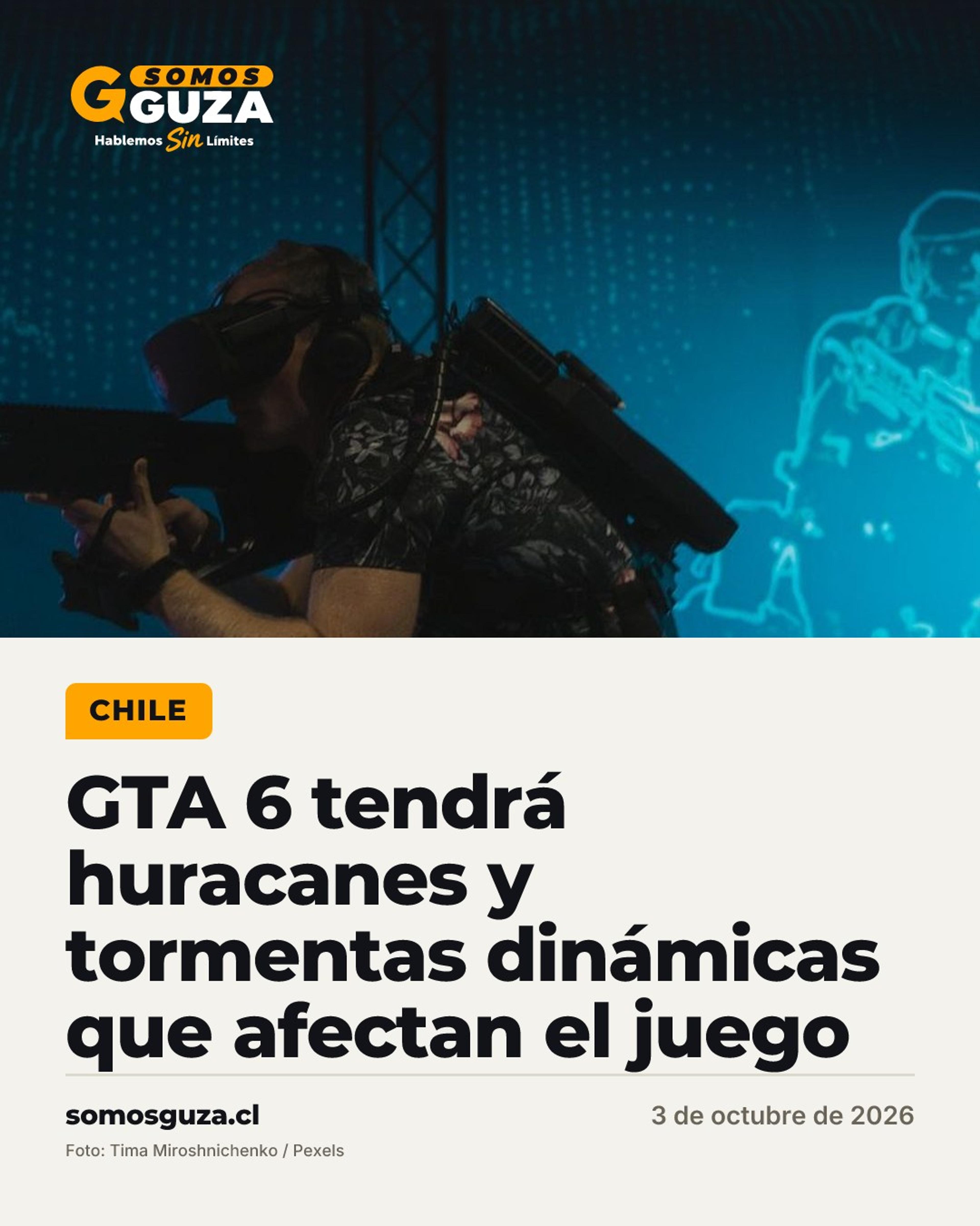 GTA 6 tendrá huracanes y tormentas dinámicas que afectan el juego