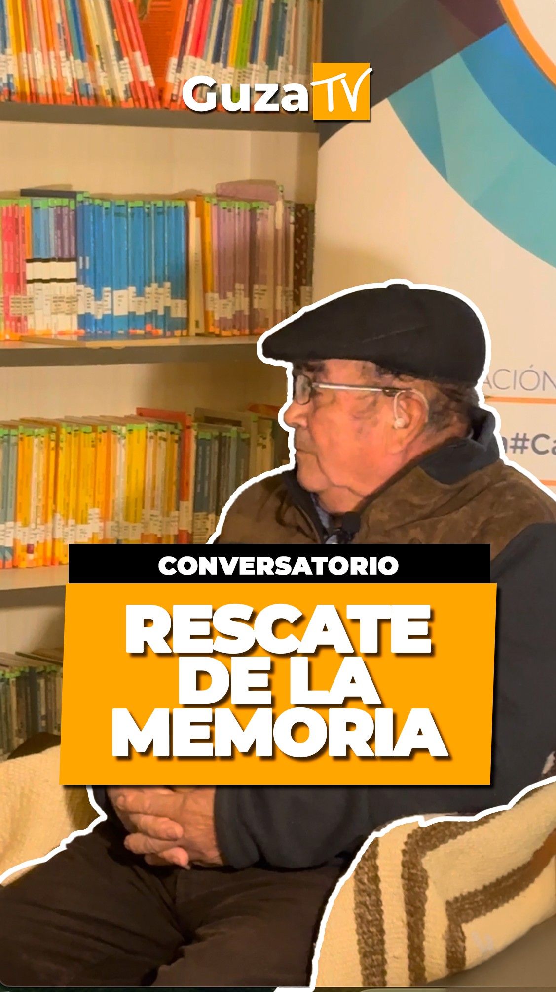 Portada del video: En un emotivo conversatorio realizado en la Biblioteca Municipal de Constitución, conocimos la historia y…