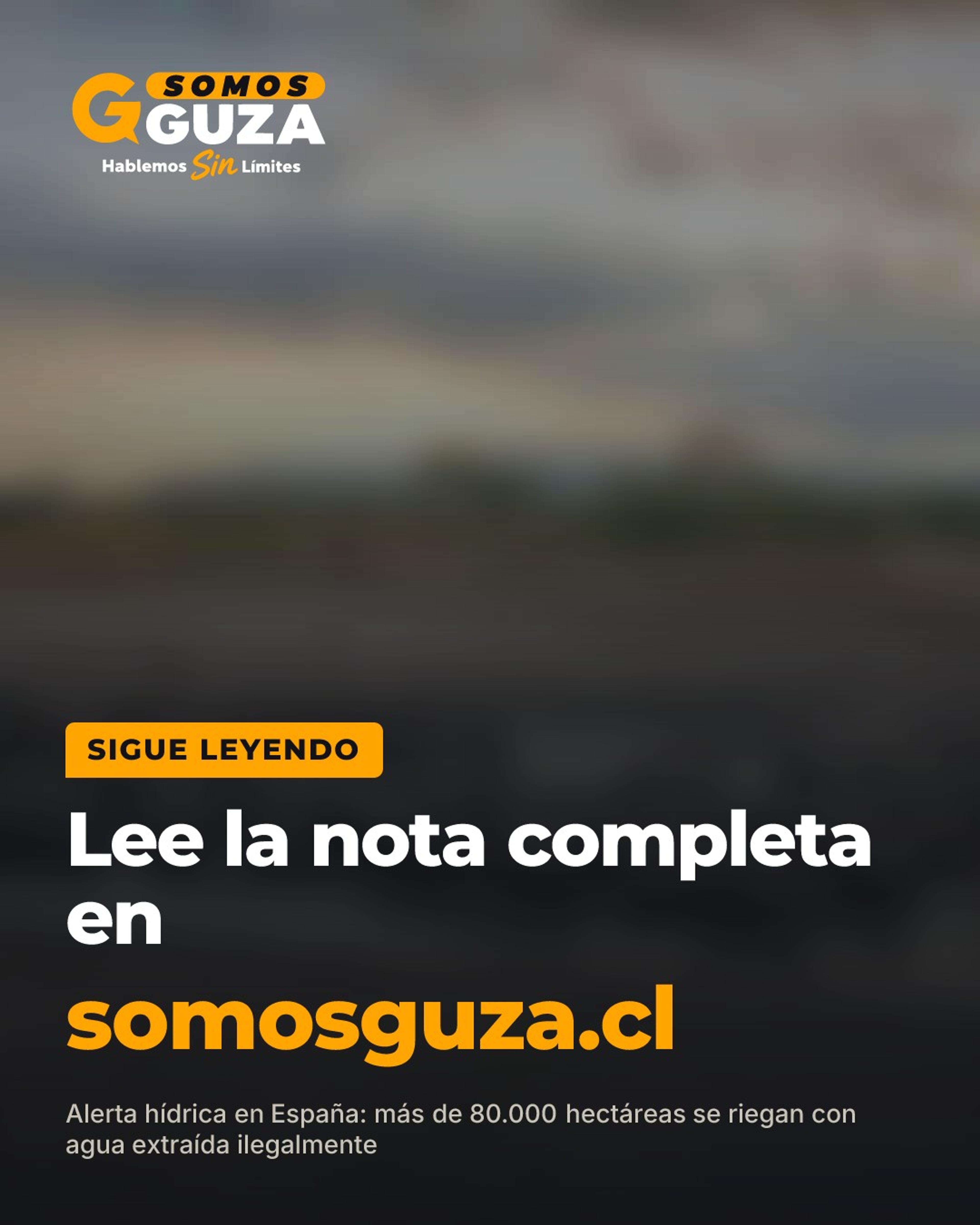 Foto 2 de 2: Alerta hídrica en España: más de 80.000 hectáreas se riegan con agua extraída ilegalmente