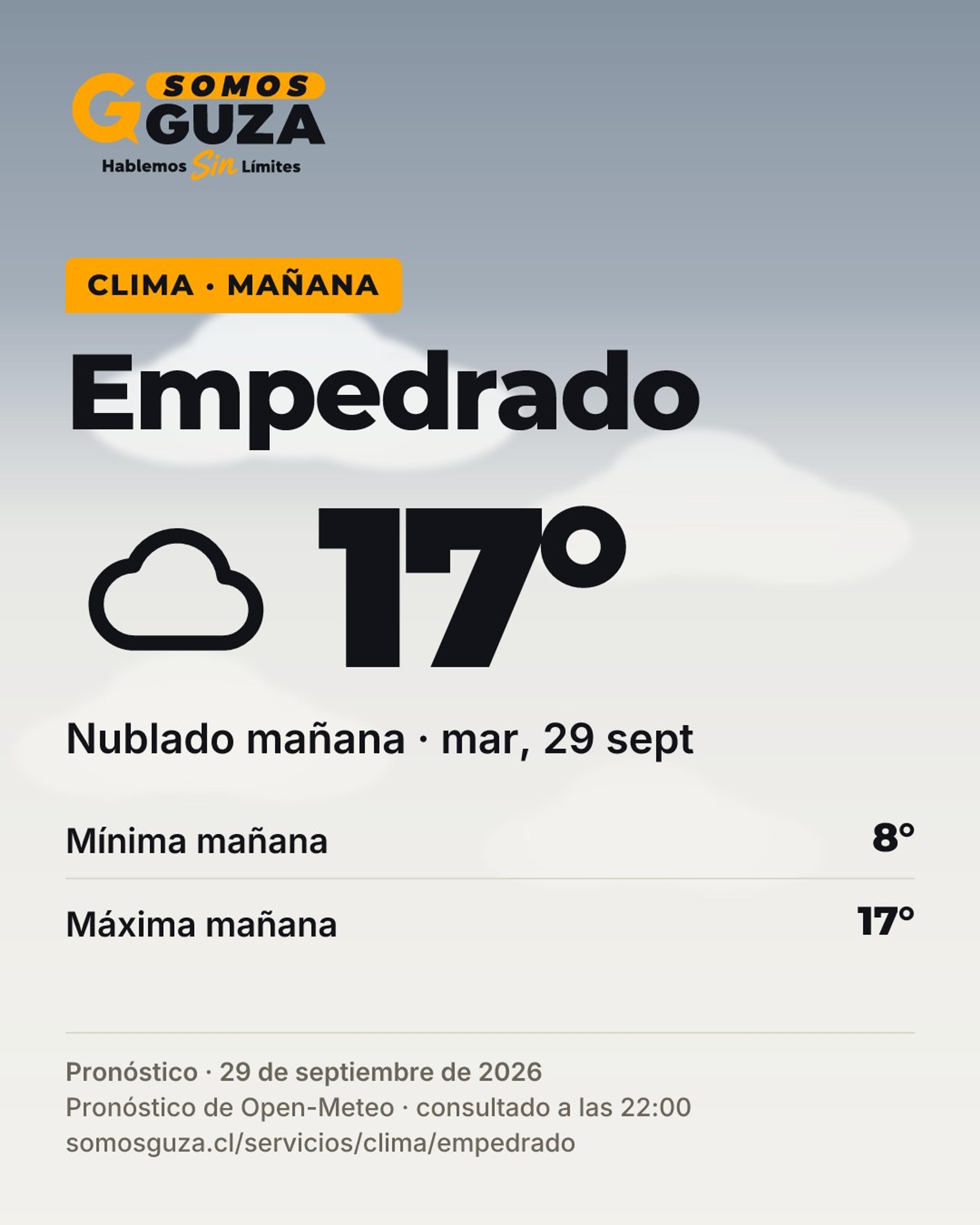 Foto 4 de 7: El clima de mañana en la costa del Maule