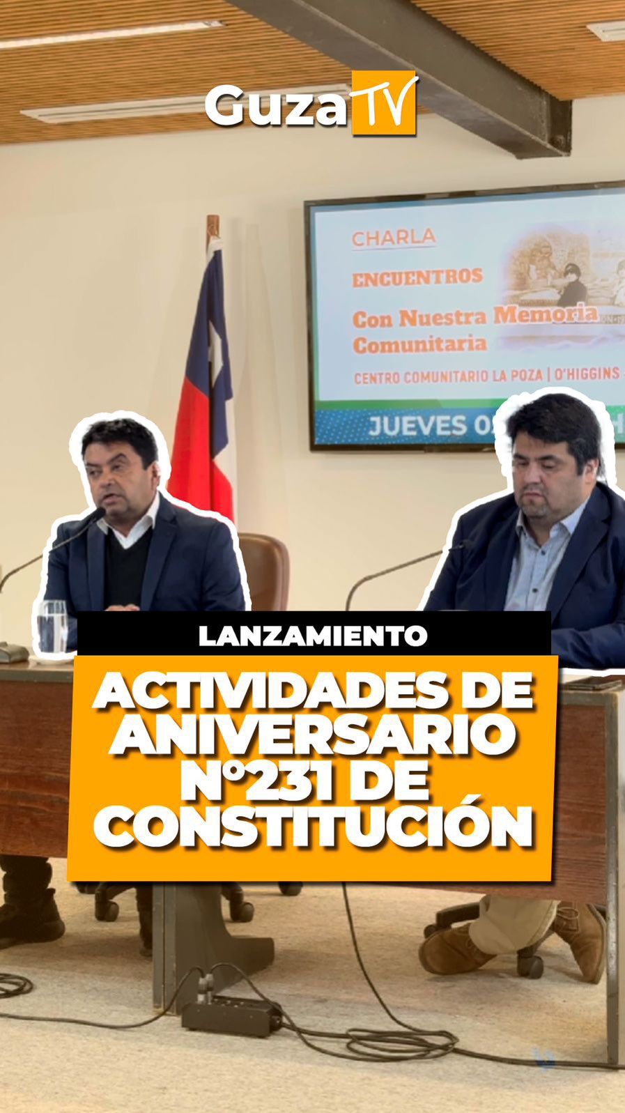 Portada del video: En conferencia de prensa, el alcalde Carlos Valenzuela Gajardo junto al Secretario Ejecutivo Luis Valero…