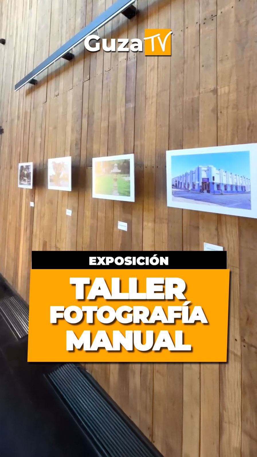 Portada del video: En el Hall del teatro municipal, puedes visitar la exposición del Taller de Fotografía impartido por el…