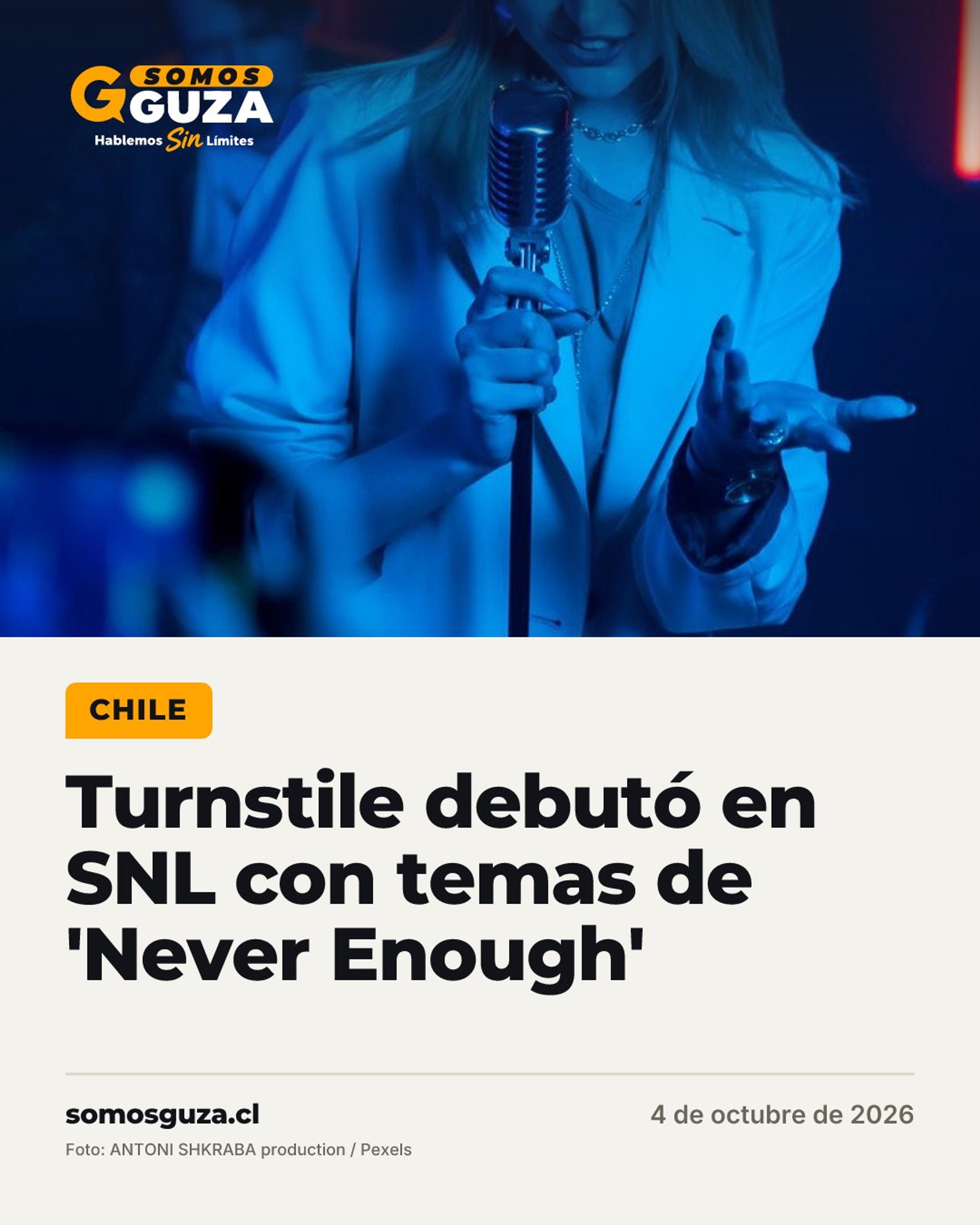 Turnstile debutó en SNL con temas de 'Never Enough'