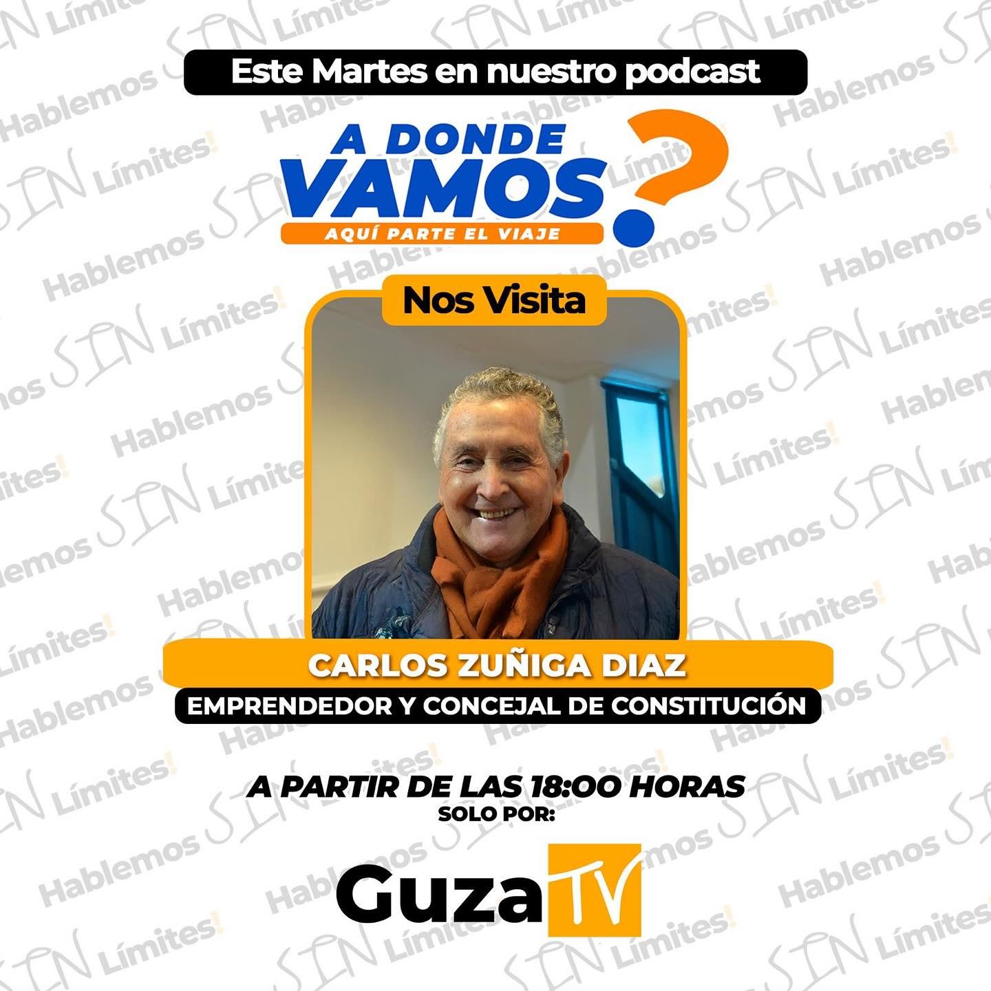 Mañana nos visita Carlos Zúñiga Díaz, un hombre que combina su pasión por el emprendimiento con el…