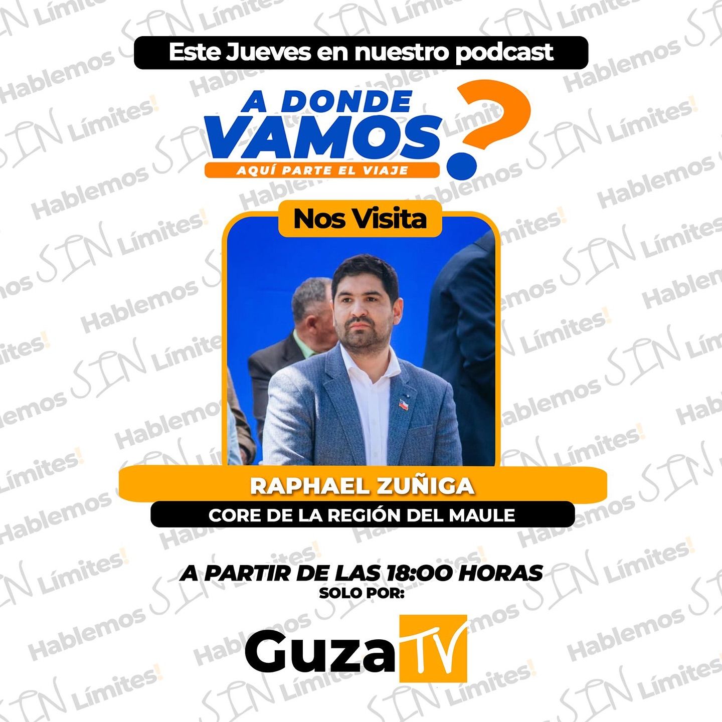 Hoy en A Dónde Vamos conversamos con Raphael Zúñiga
