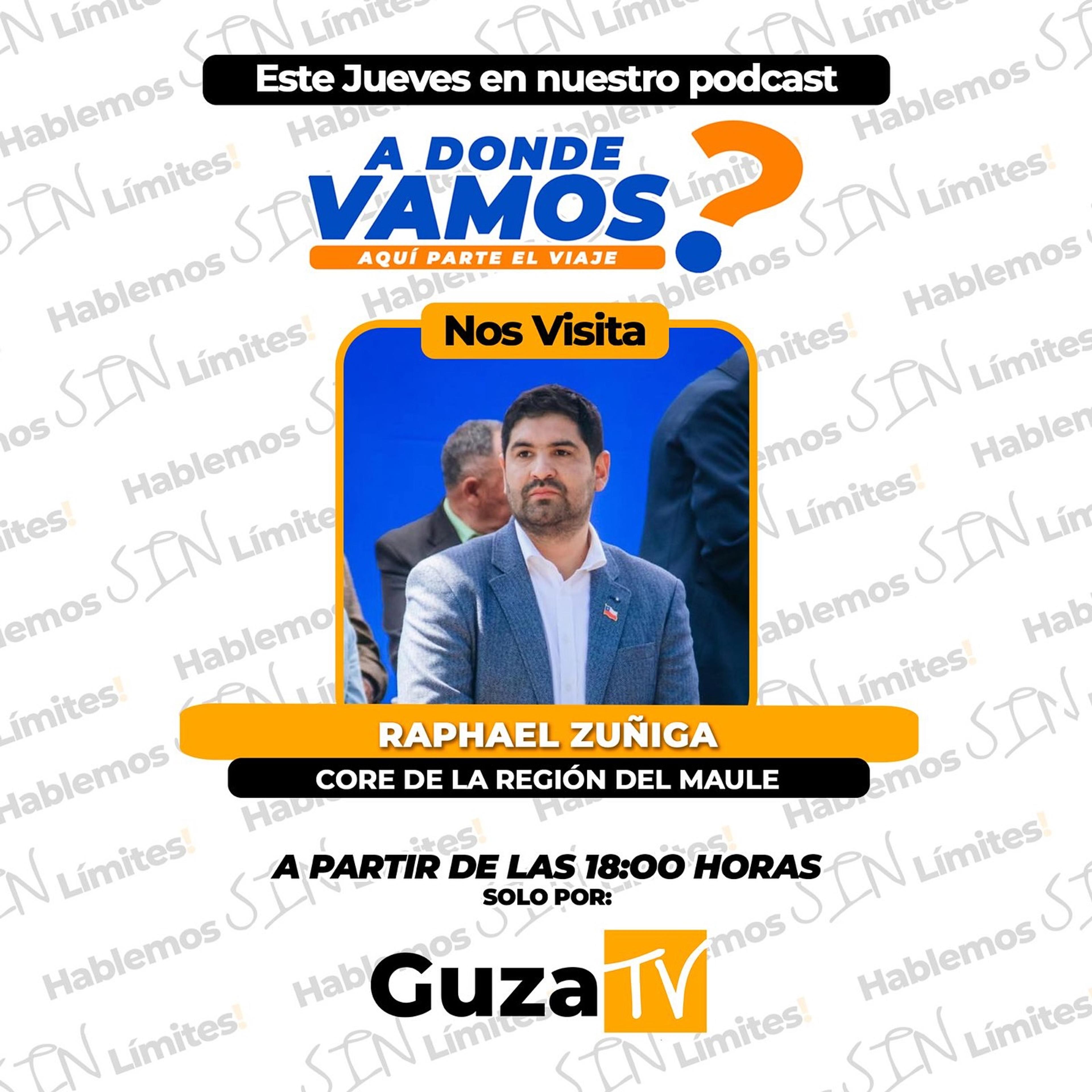 Hoy en A Dónde Vamos conversamos con Raphael Zúñiga