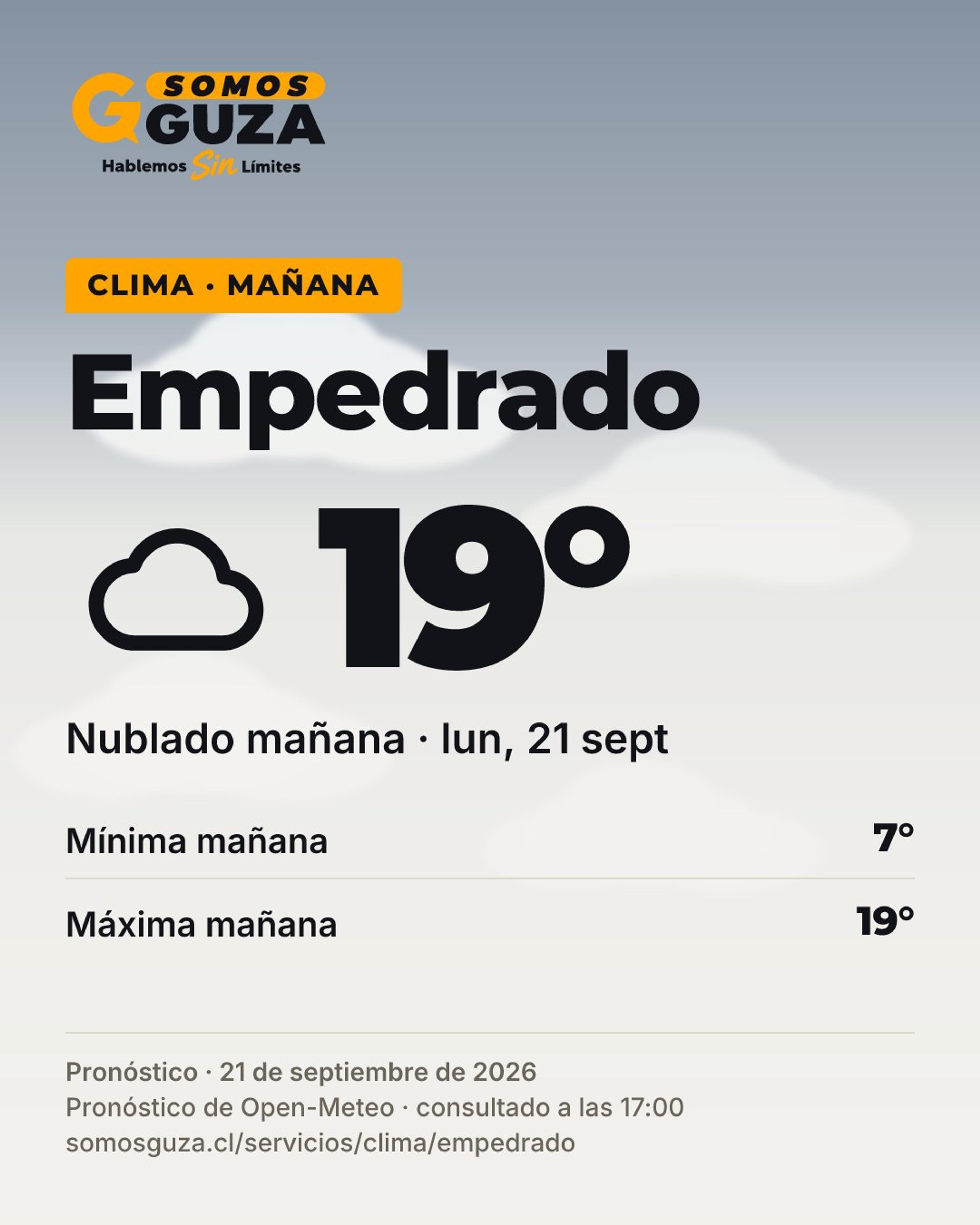 Foto 3 de 5: El clima de mañana en la costa del Maule