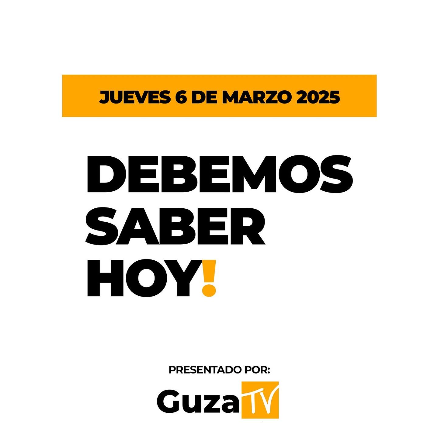 Foto 1 de 5: Lo que debes saber hoy