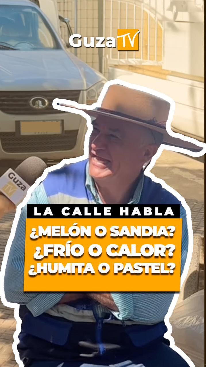 Portada del video: La calle opina: ¿Melón o sandía? ¿Frío o calor? ¿Humita o pastel?