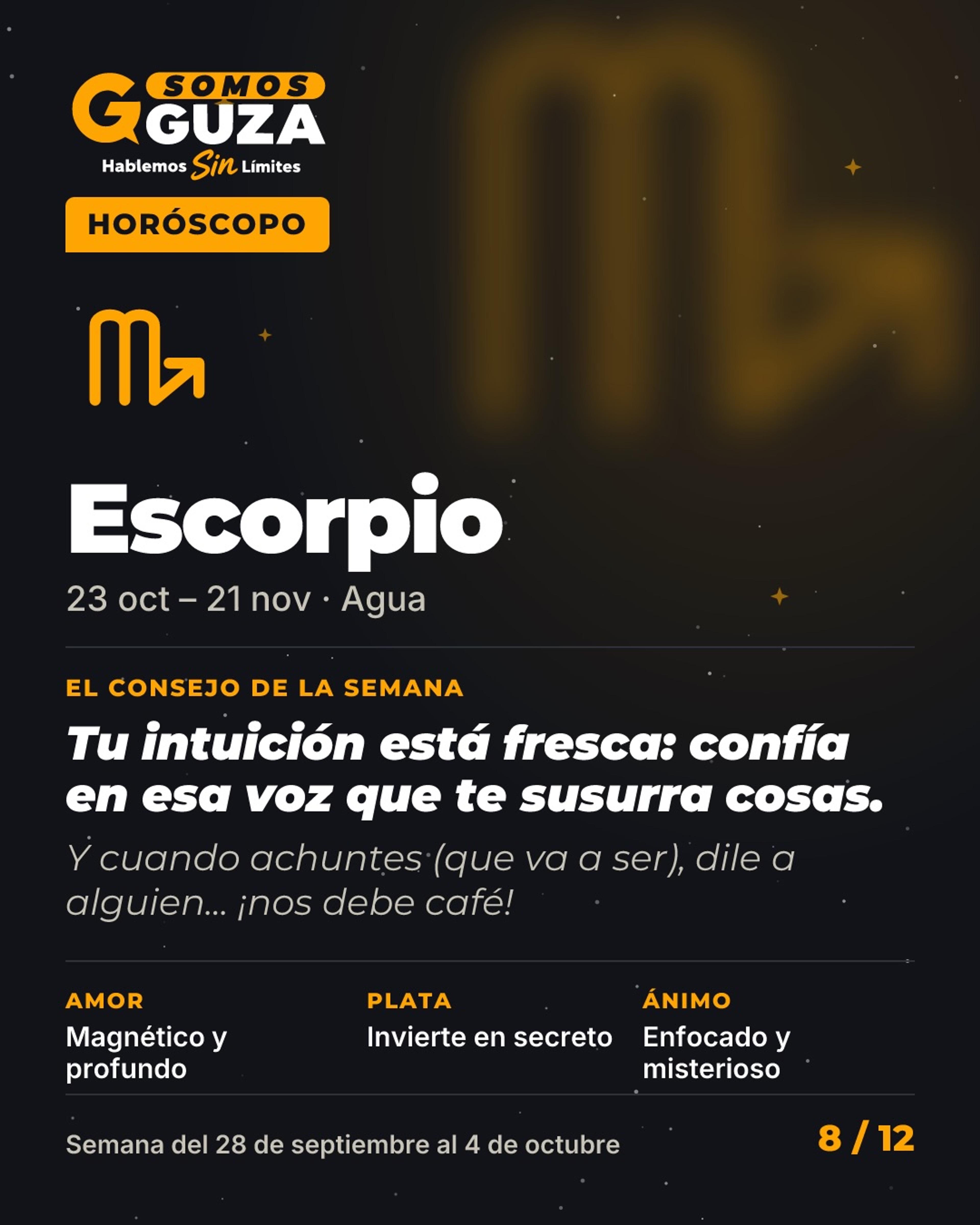 Foto 9 de 14: Horóscopo de la semana (semana del 28 de septiembre al 4 de octubre)