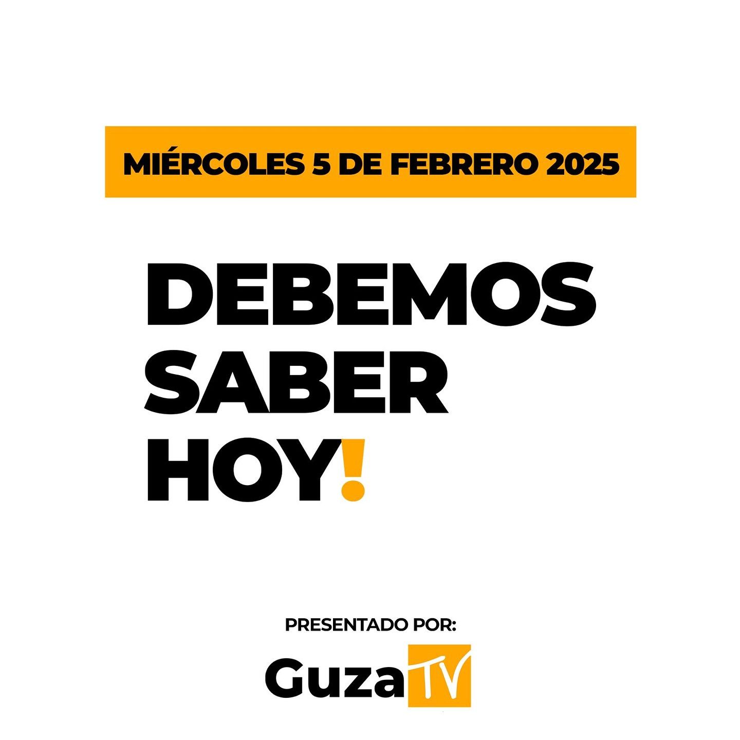 Foto 1 de 5: Lo que debes saber hoy
