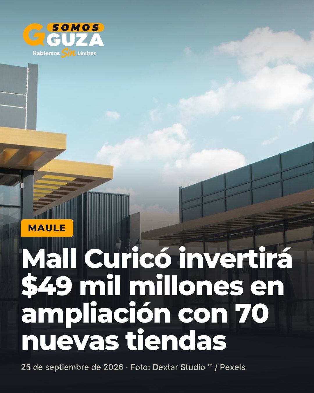 Foto 1 de 2: Mall Curicó invertirá $49 mil millones en ampliación con 70 nuevas tiendas