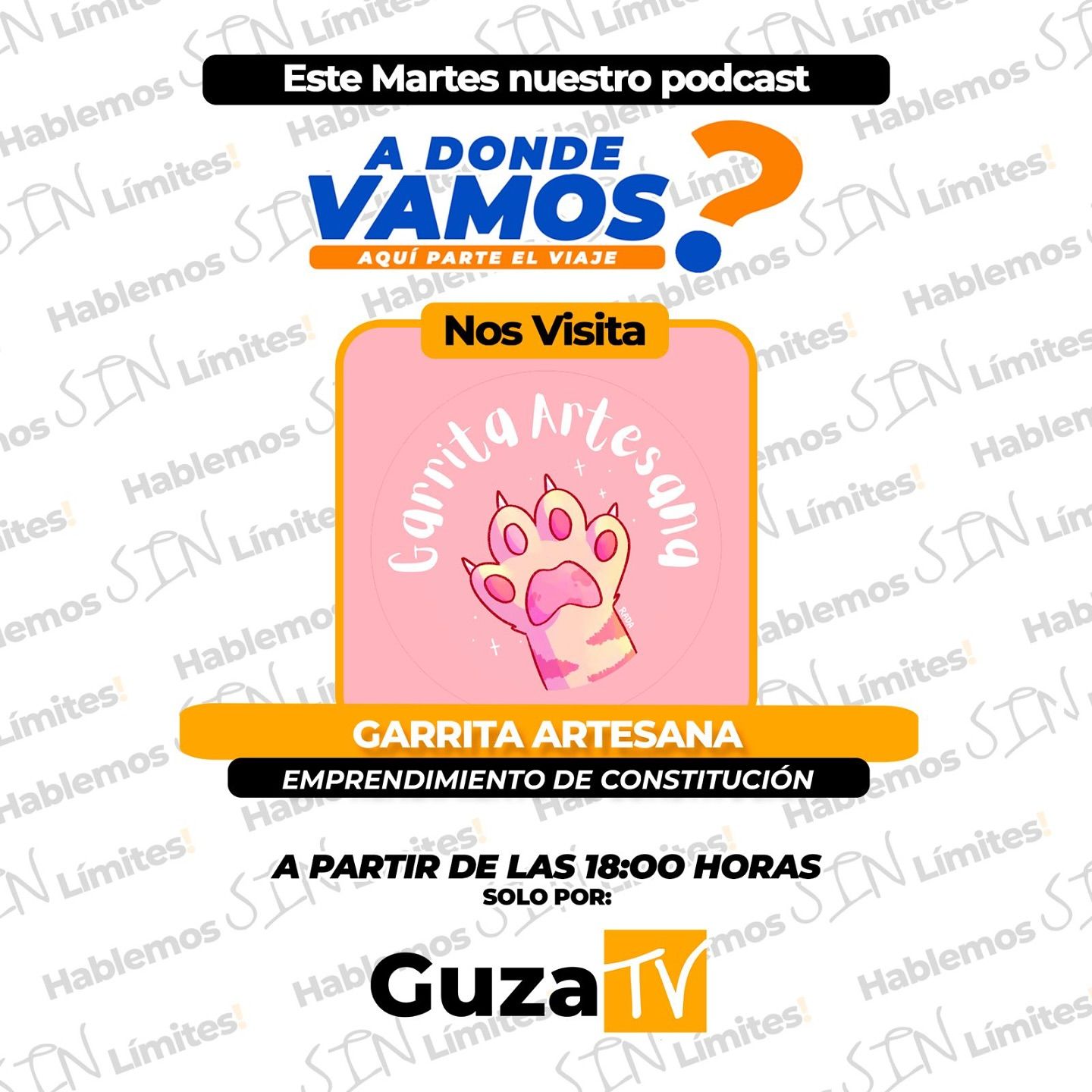 Hoy en Guza TV nos acompaña Garrita Artesana, un emprendimiento que crea accesorios personalizados en…