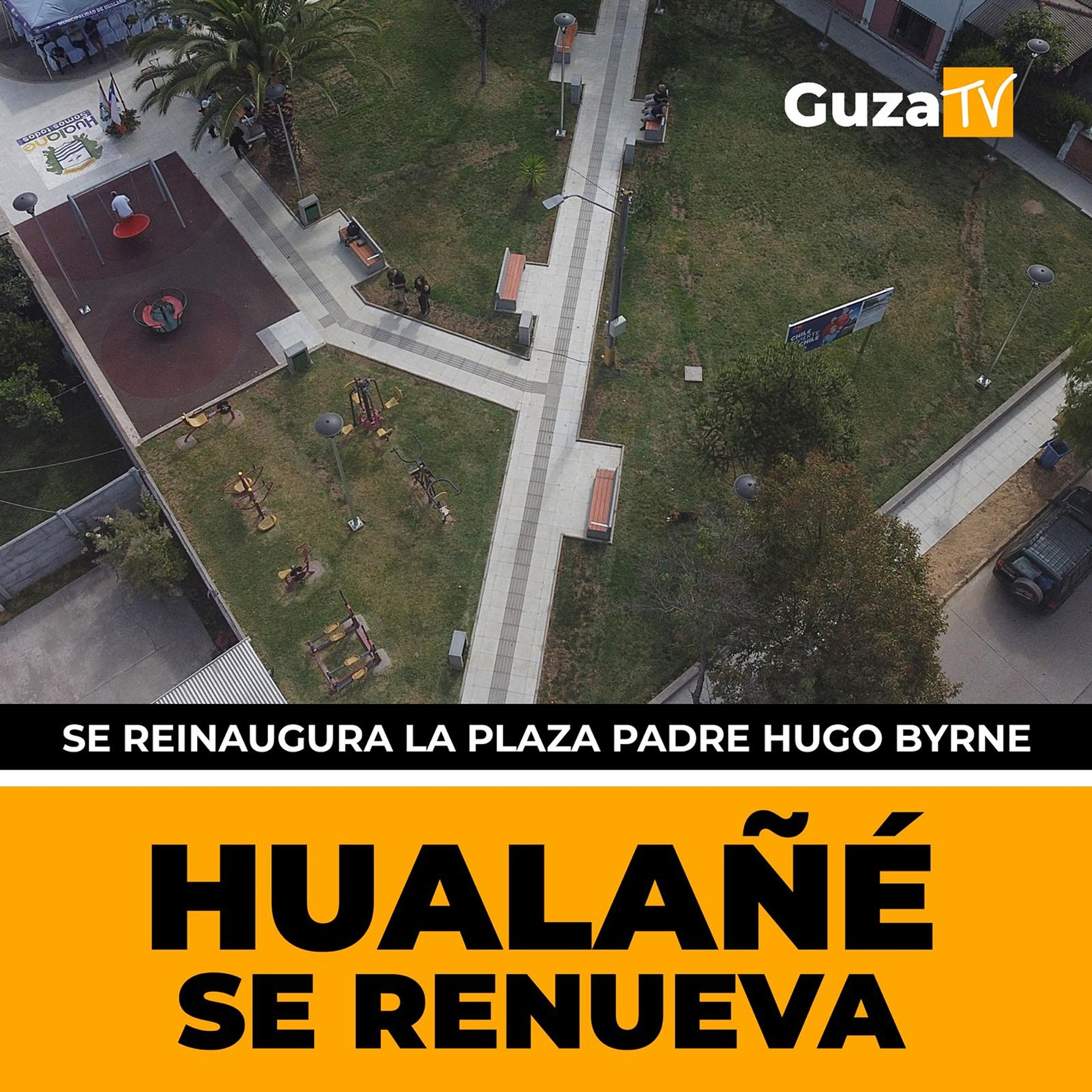Foto 1 de 8: Ayer se inauguró el mejoramiento de la Plaza Padre Hugo Byrne, un proyecto que reafirma el compromiso…