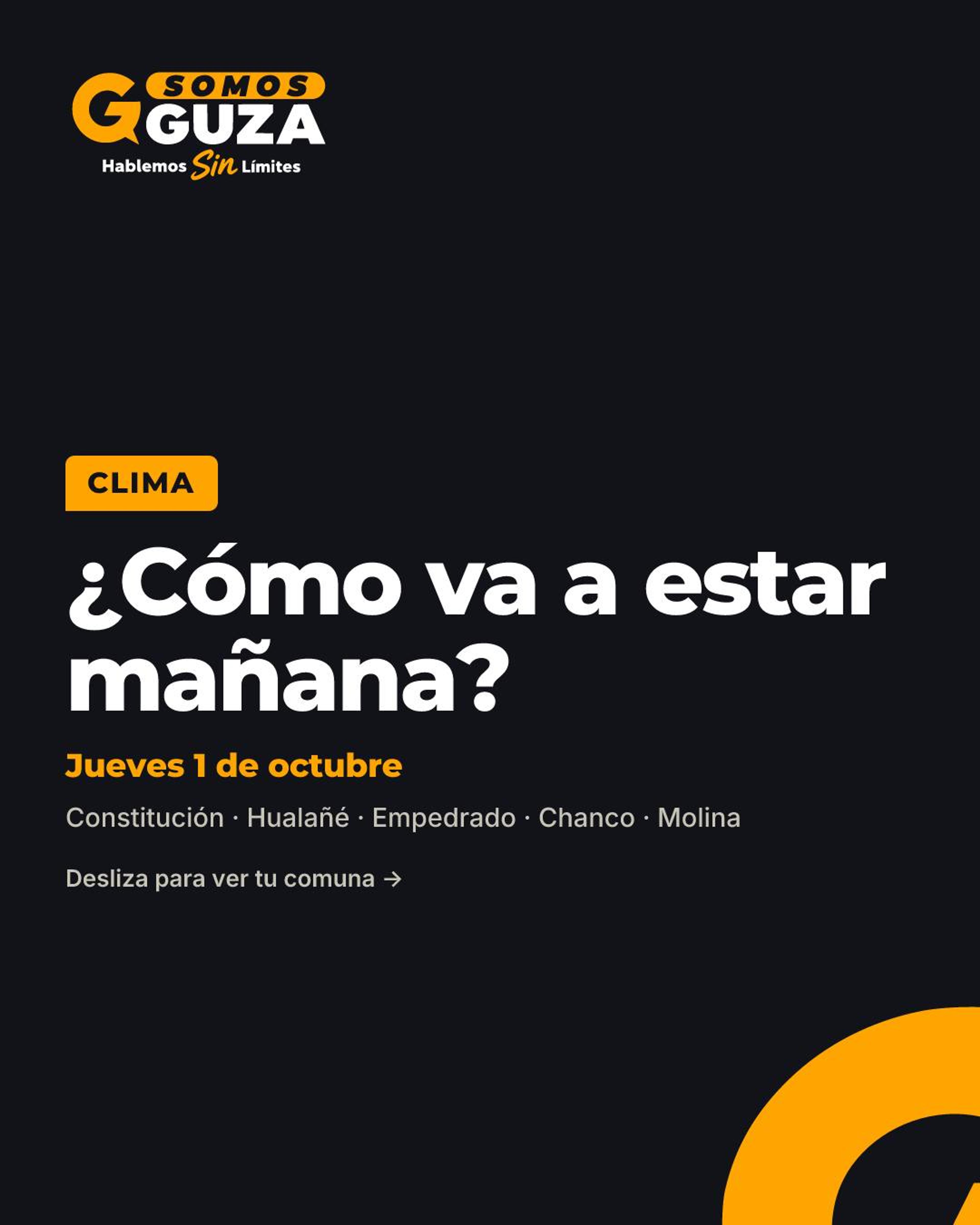 Foto 1 de 7: El clima de mañana en la costa del Maule