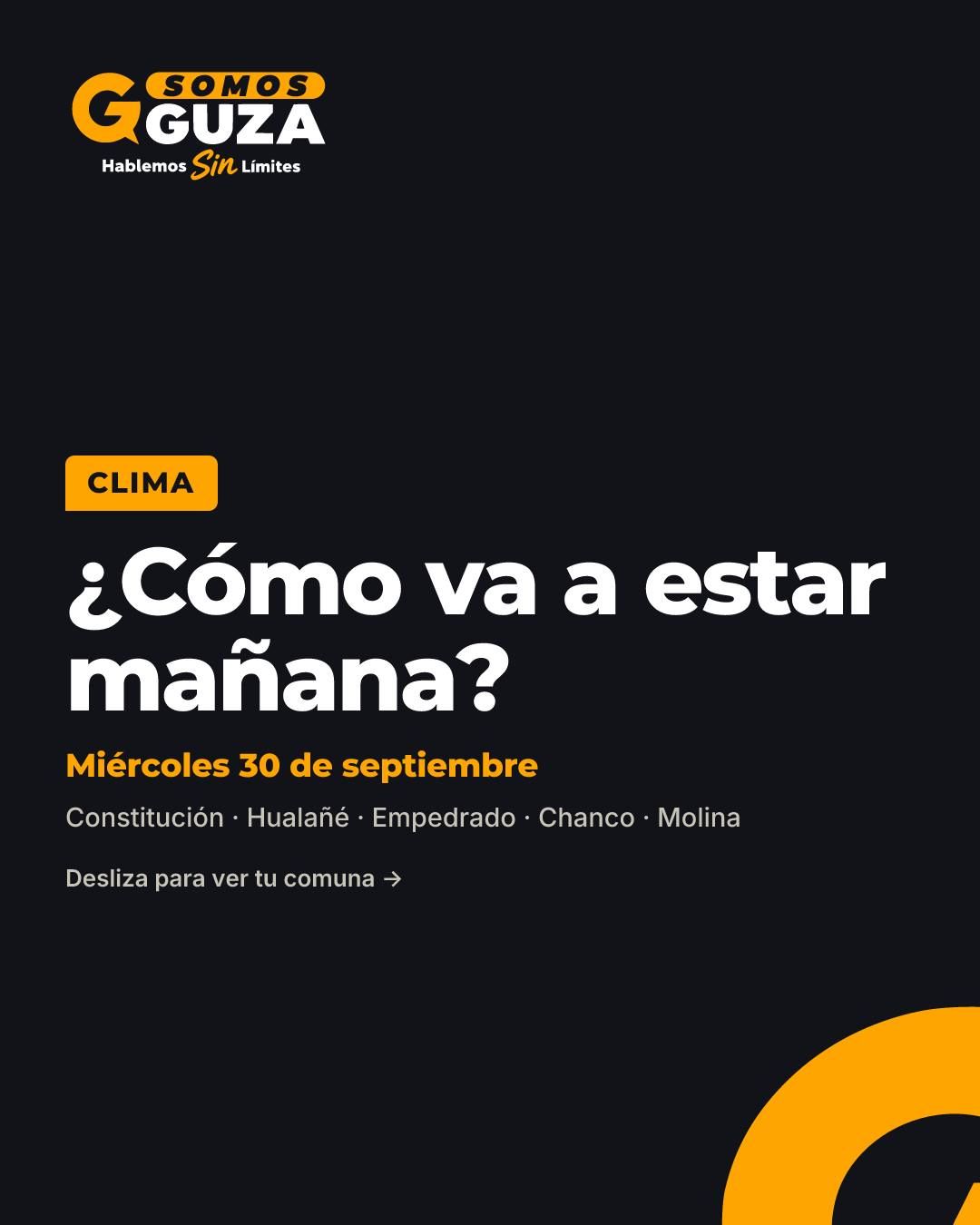 Foto 1 de 7: El clima de mañana en la costa del Maule