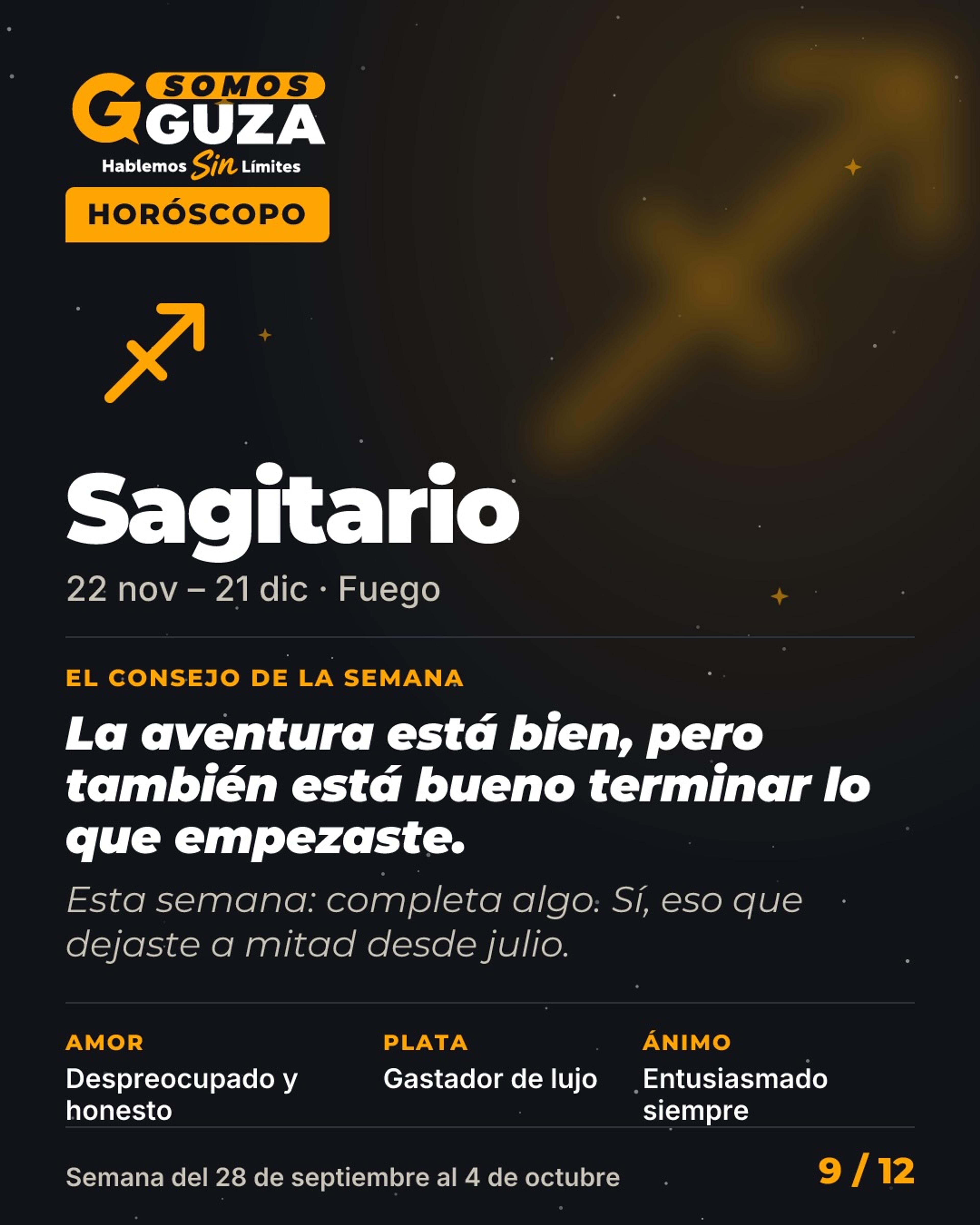 Foto 10 de 14: Horóscopo de la semana (semana del 28 de septiembre al 4 de octubre)