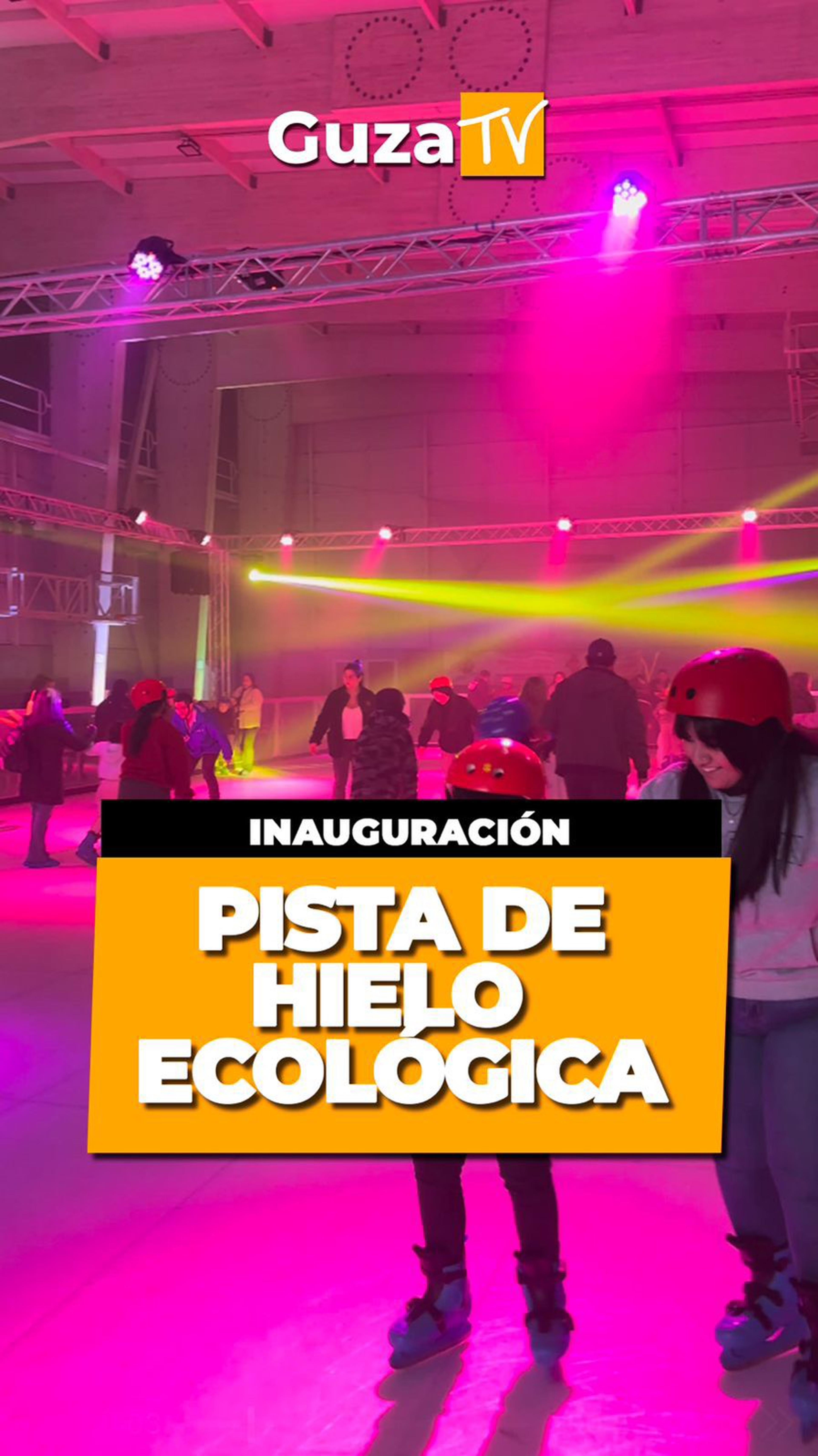 Portada del video: Desde hoy y hasta el sábado, puedes disfrutar de una experiencia única en la pista de hielo ecológica…